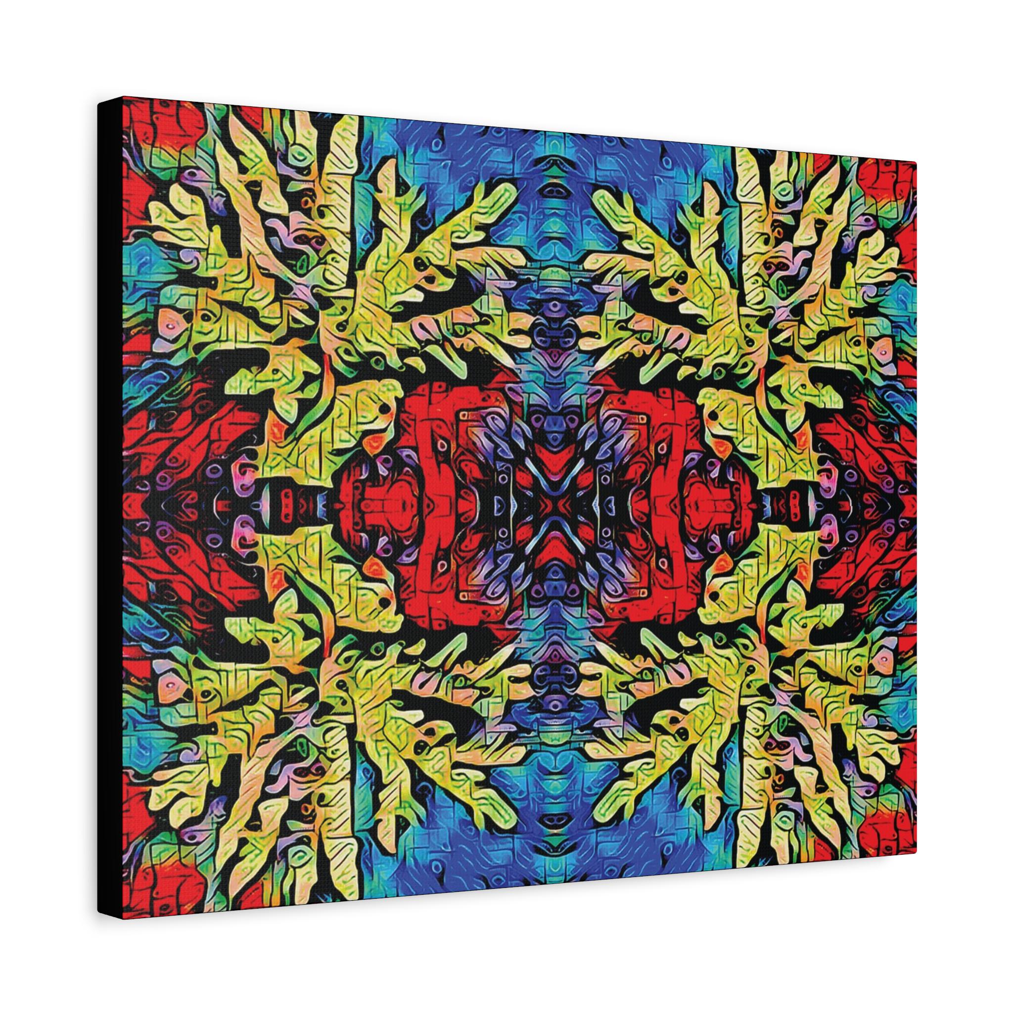 Yellow Branch Canvas Wall Art