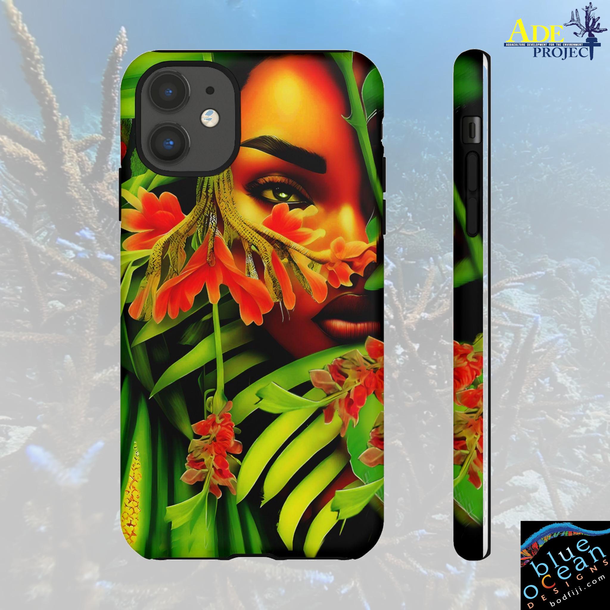 Secret Garden iPhone Tough Case - Walt Smith Fiji Ocean Art - Supports ADE Reef Restoration