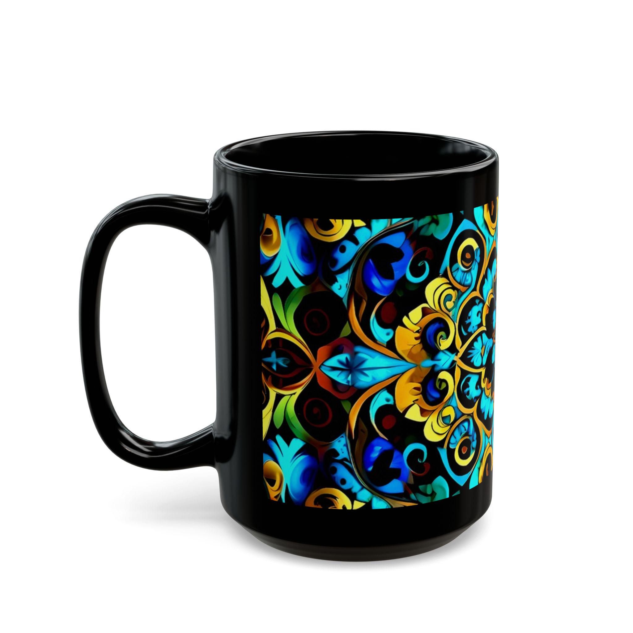 Blue Lace C - Coffee Mug
