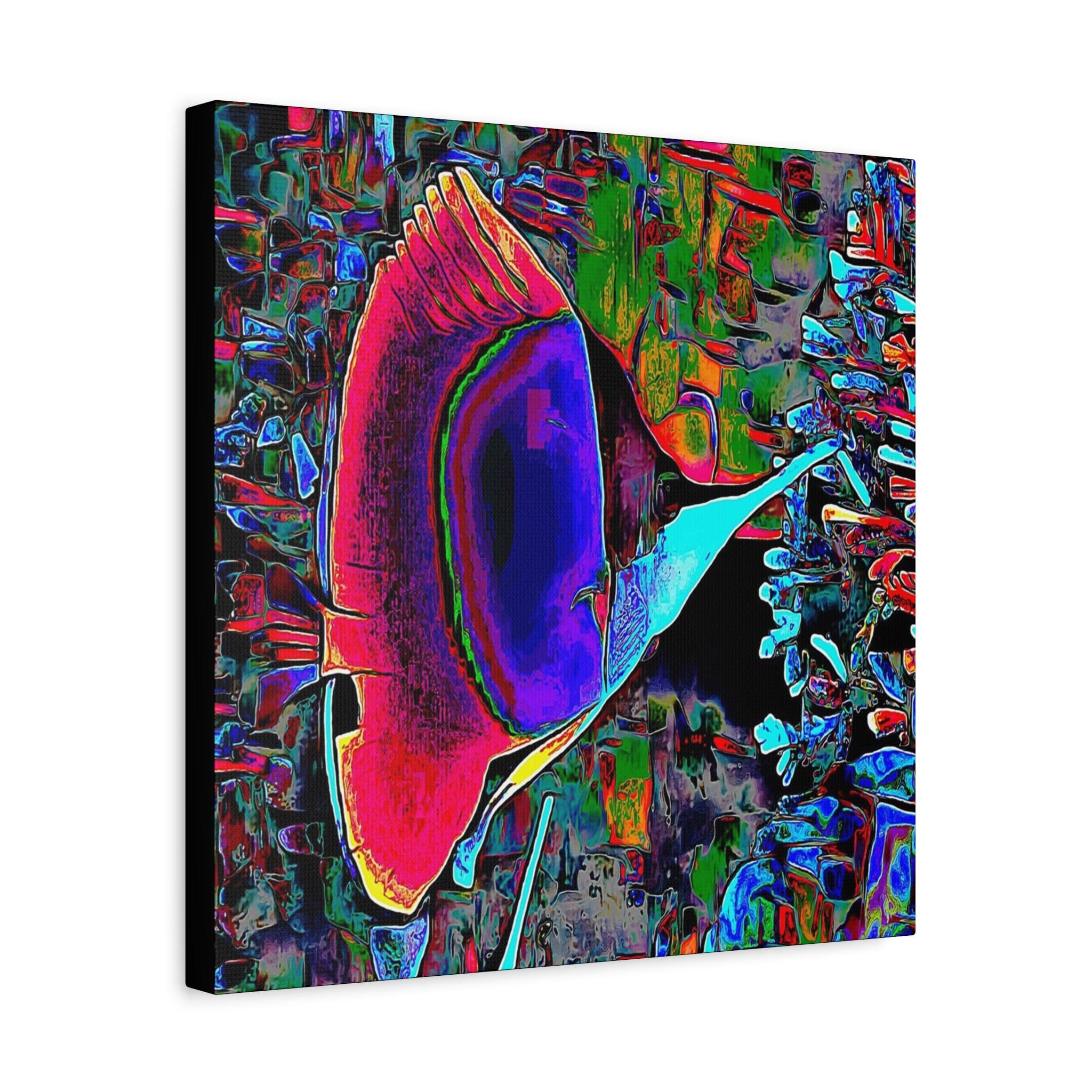Long Snoot Left Canvas Wall Art