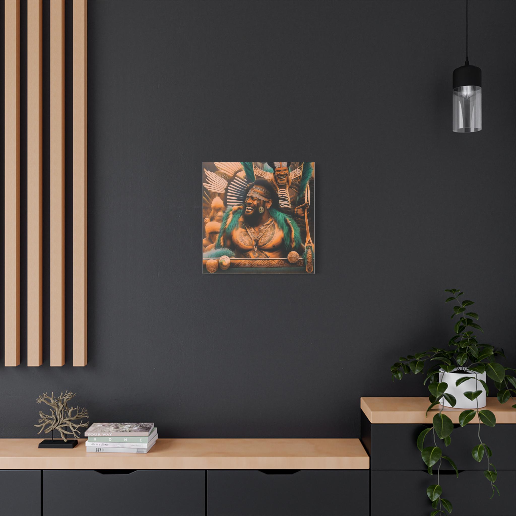 Laughing Cheif - Canvas Wall Art