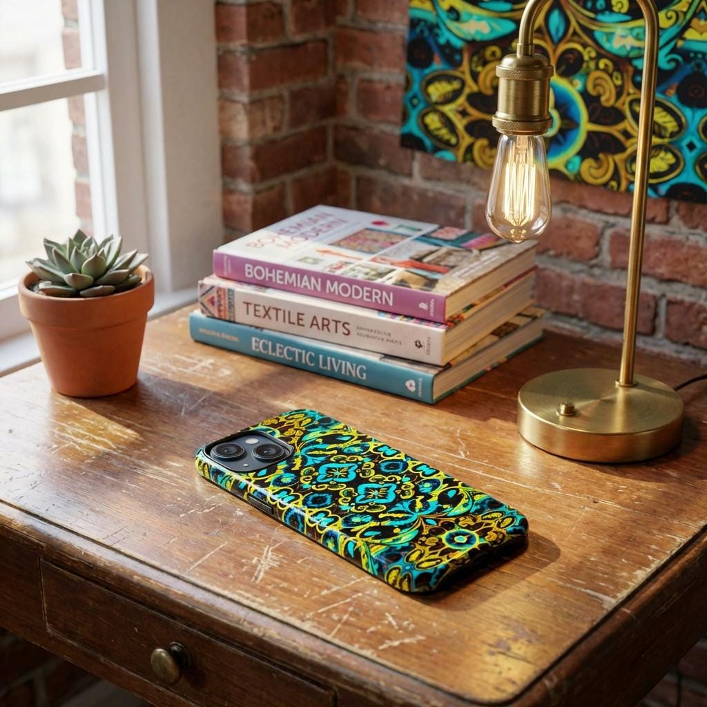 Blue Lace iPhone Magnetic Case