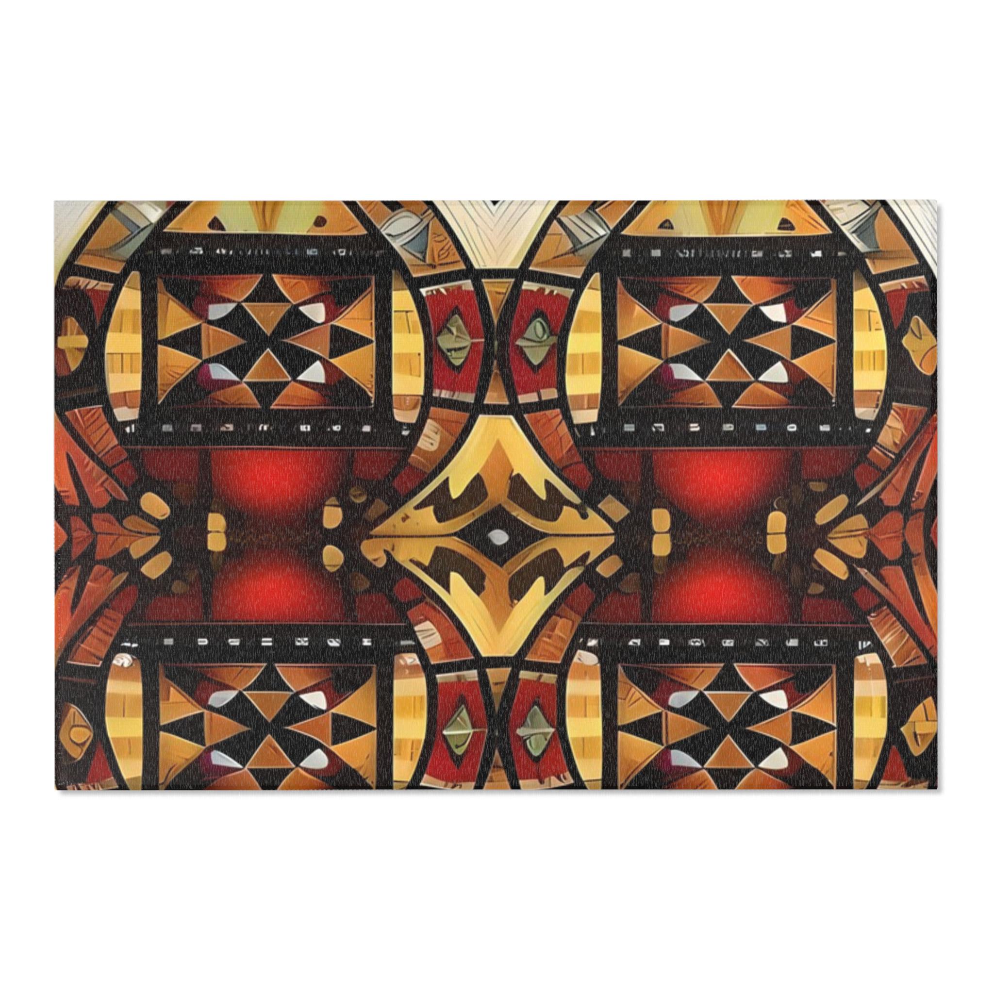 Tapa Squares A - Area Rug