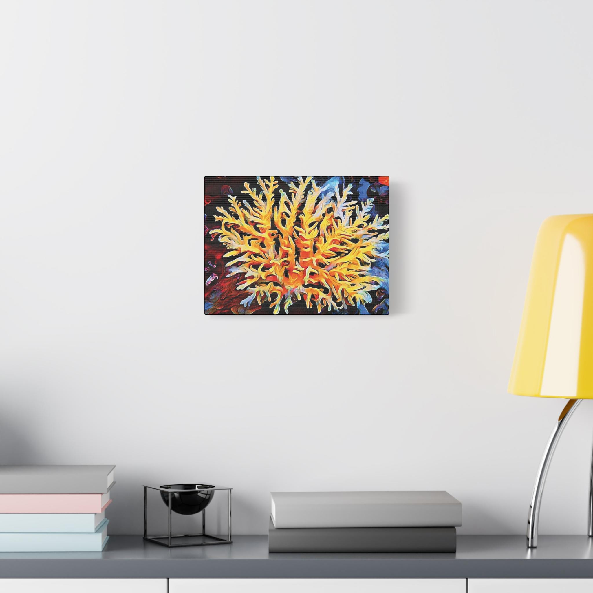 Gold Striker Canvas Wall Art