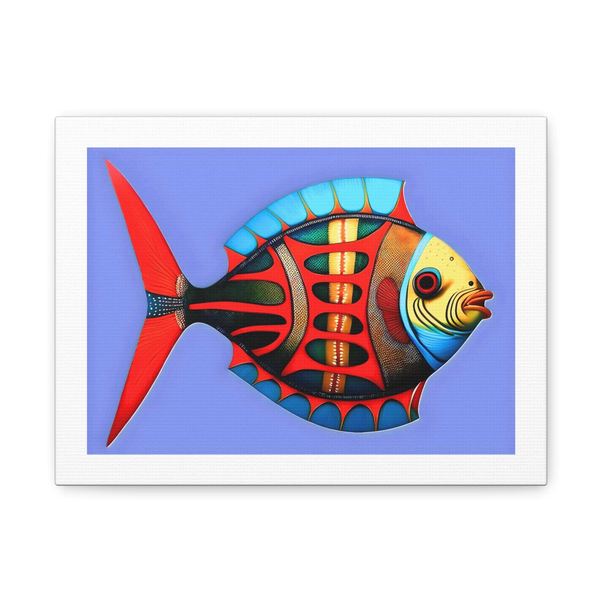 Fish Kiss - Canvas Wall Art