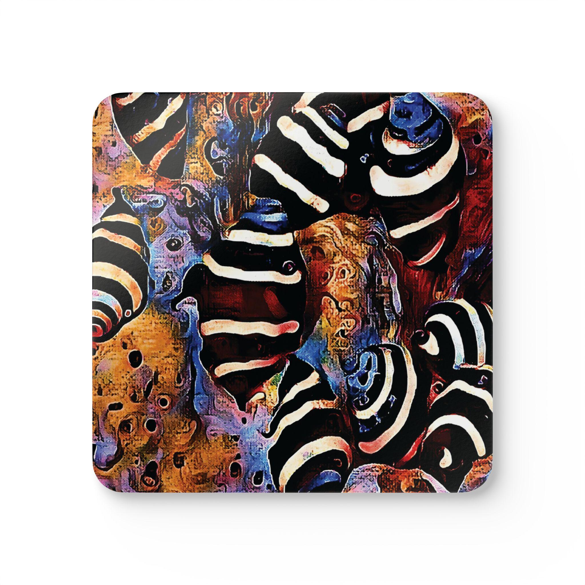 Snail Parade - Corkwood Coaster Set