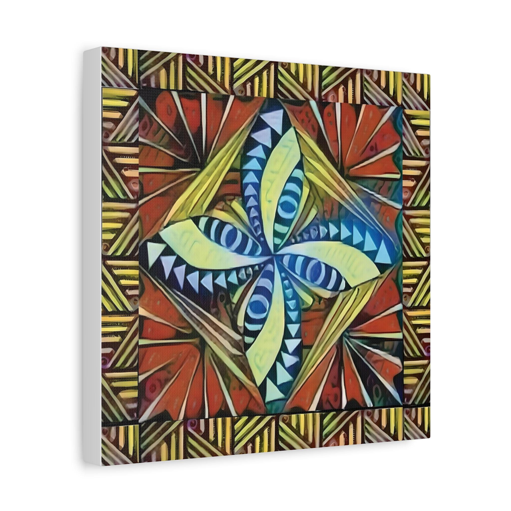 Tapa Border - Canvas Wall Art