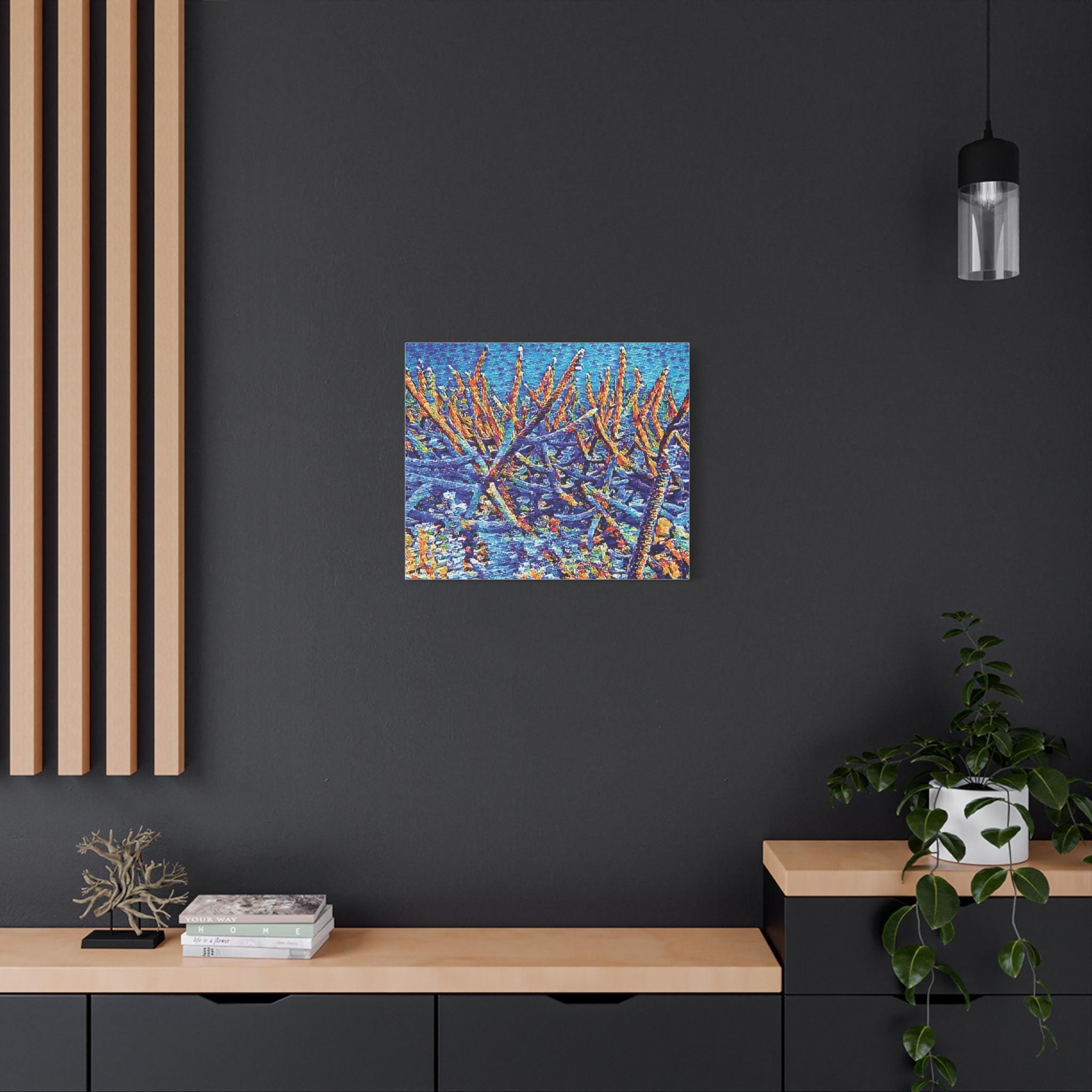 Stag Garden - Canvas Wall Art