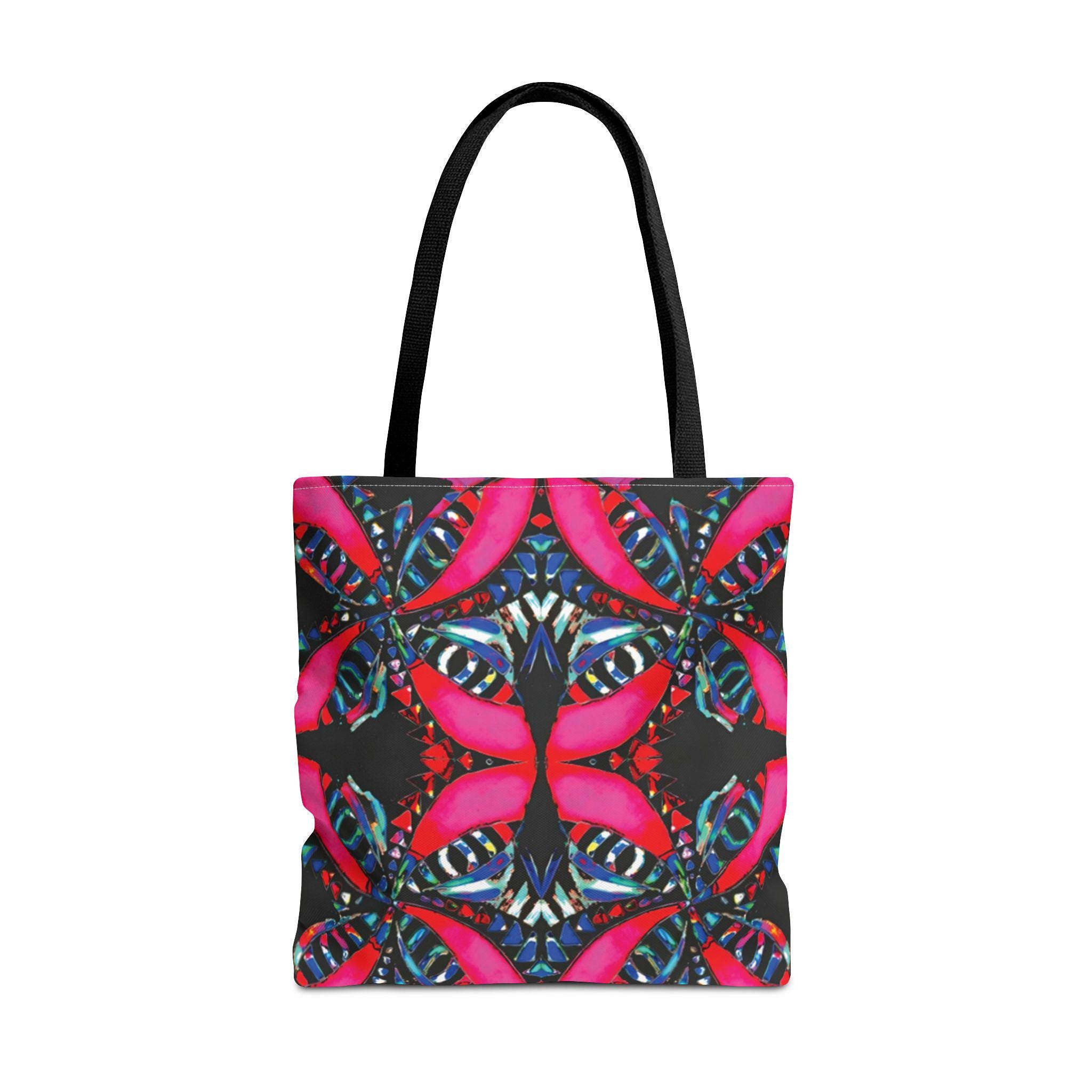Pink on Black - Tote Bag