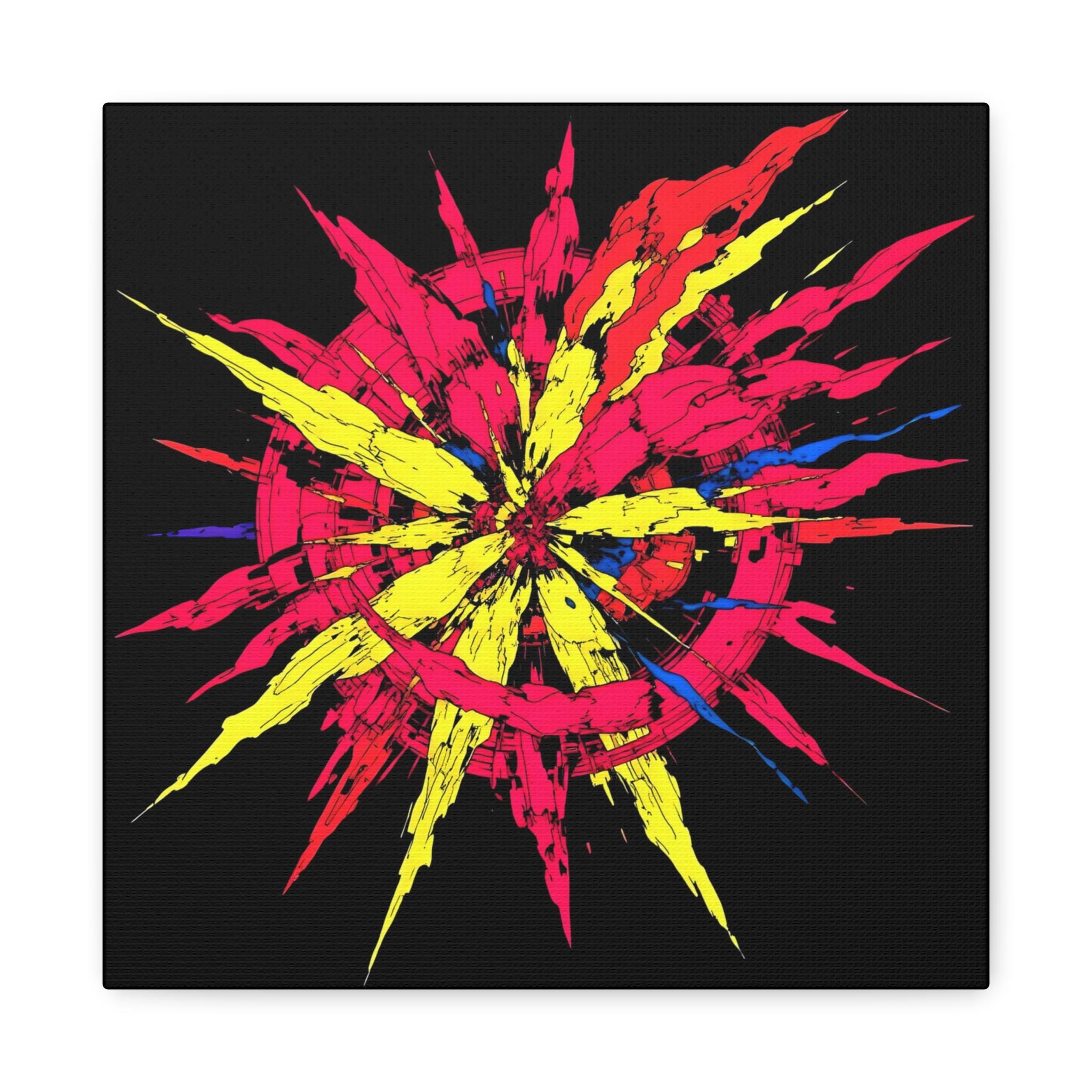 Splat Canvas Wall Art