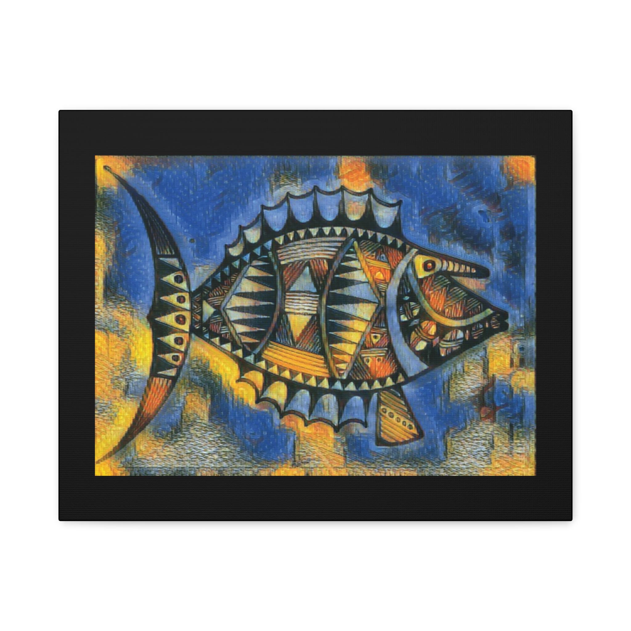 Unicorn Pico Canvas Wall Art