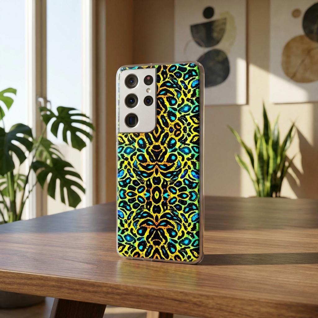 Golden Cat Android Flexi Case - Walt Smith Fiji Ocean Art - Supports ADE Reef Restoration