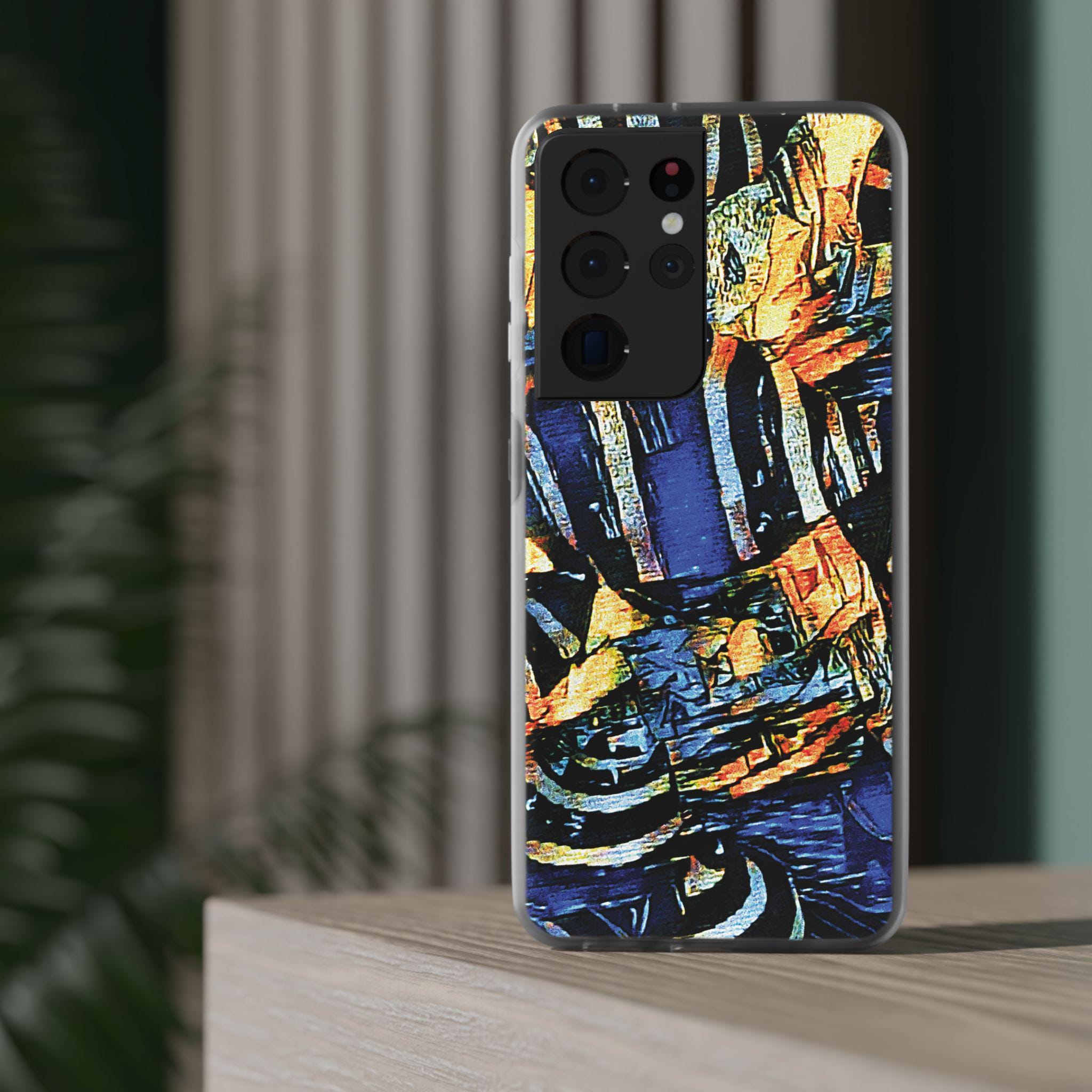 Snails in Blue Android Flexi Case - Walt Smith Fiji Ocean Art - Supports ADE Reef Restoration