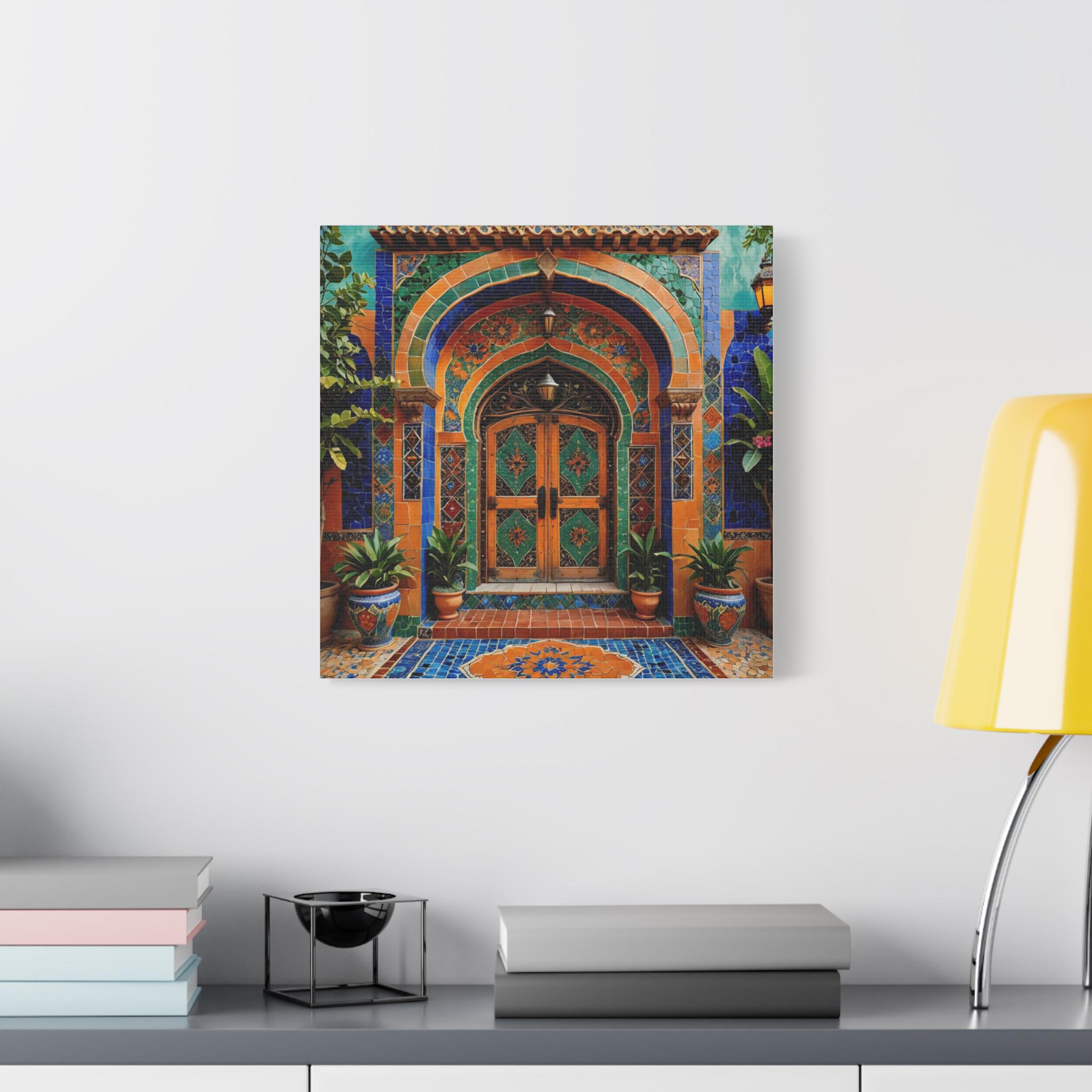 Village Door - Canvas Wall Art