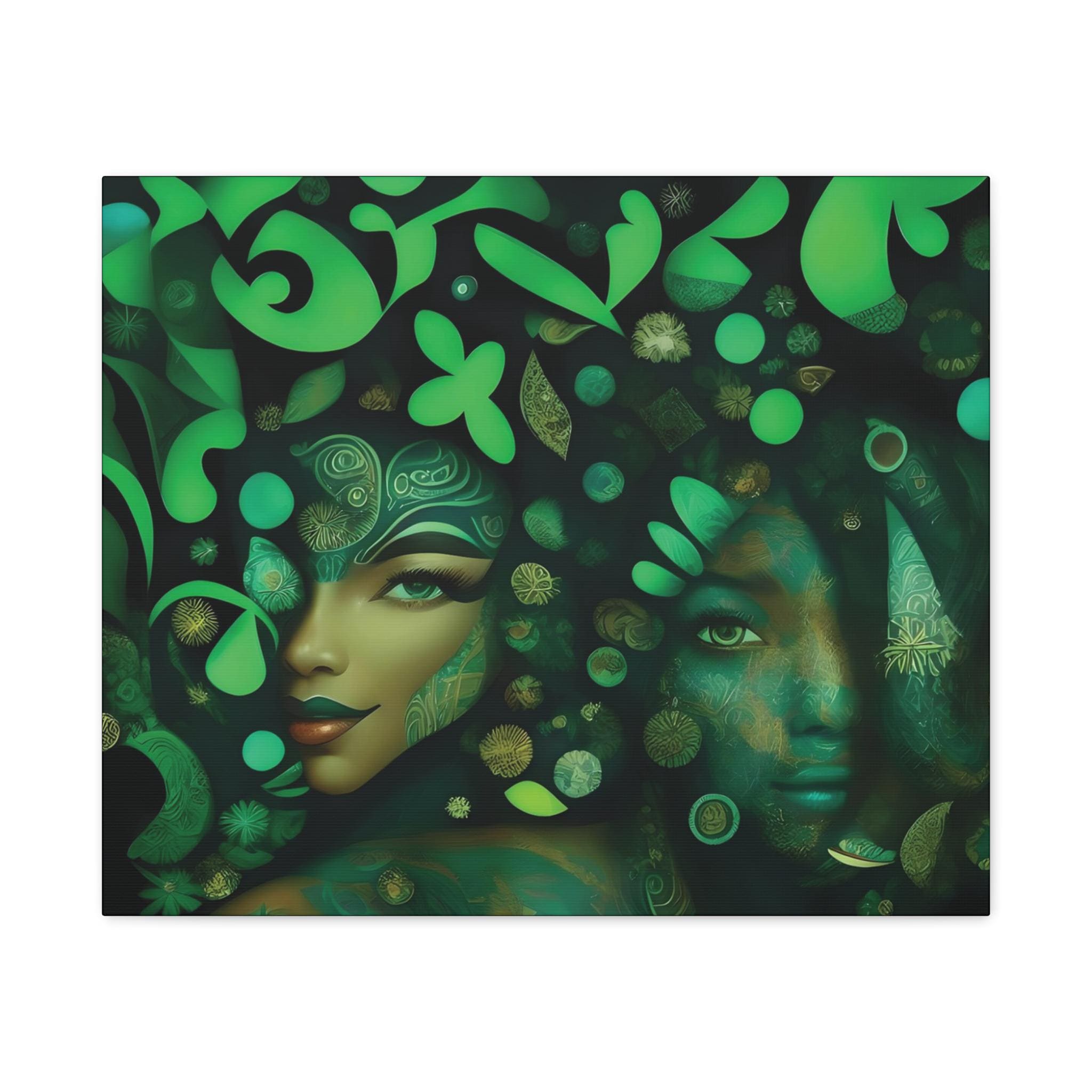 Opposites Attract Canvas Wall Art