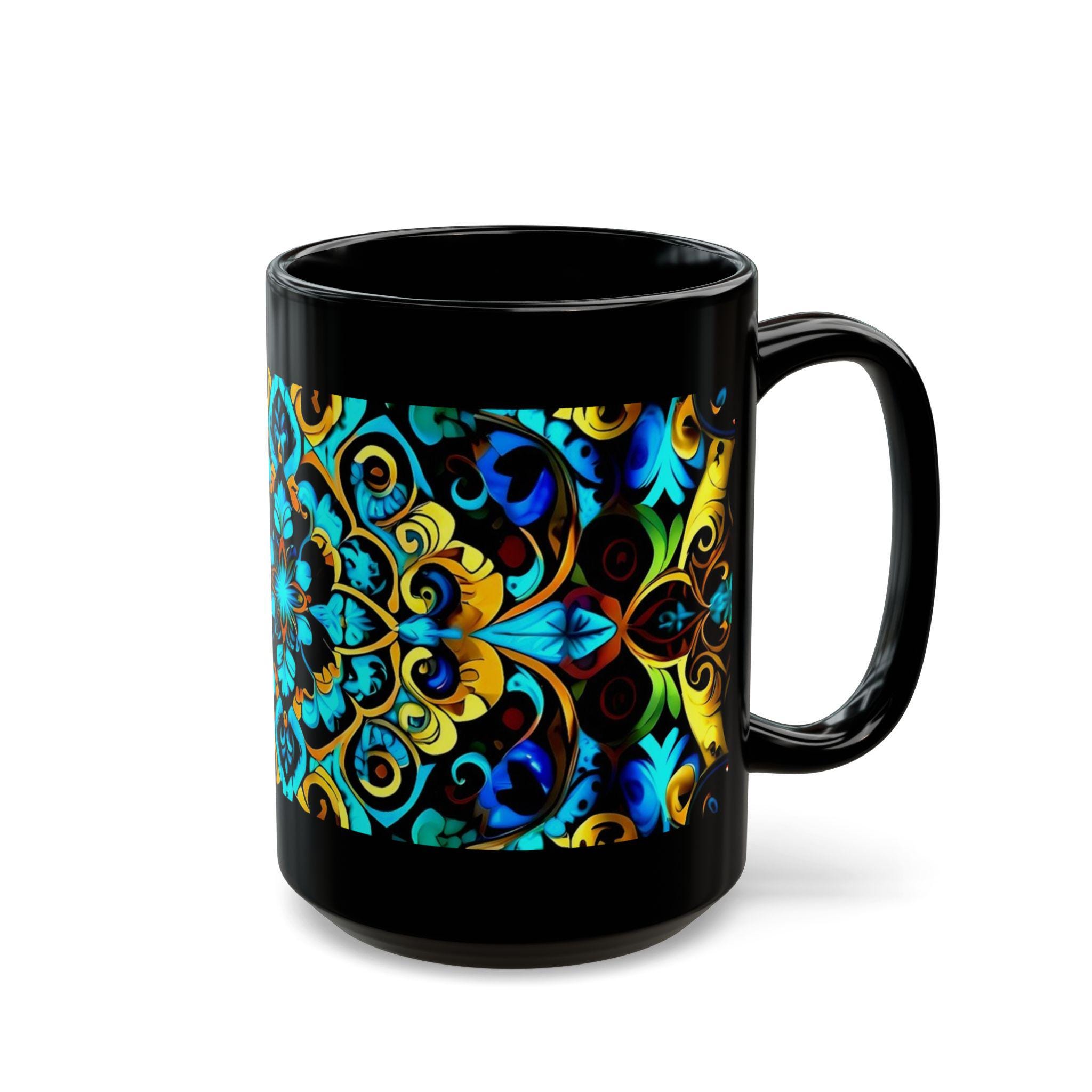 Blue Lace C - Coffee Mug