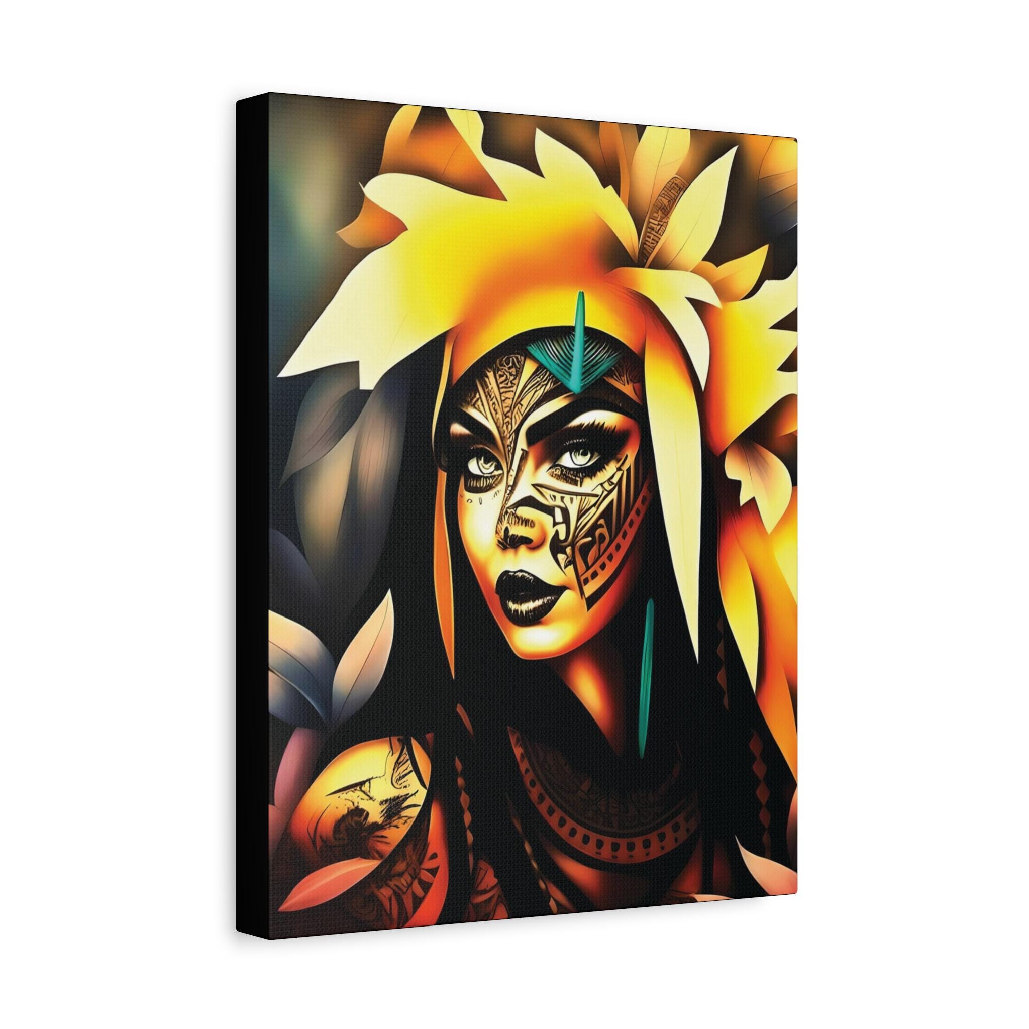 Poly Princess Canvas Wall Art