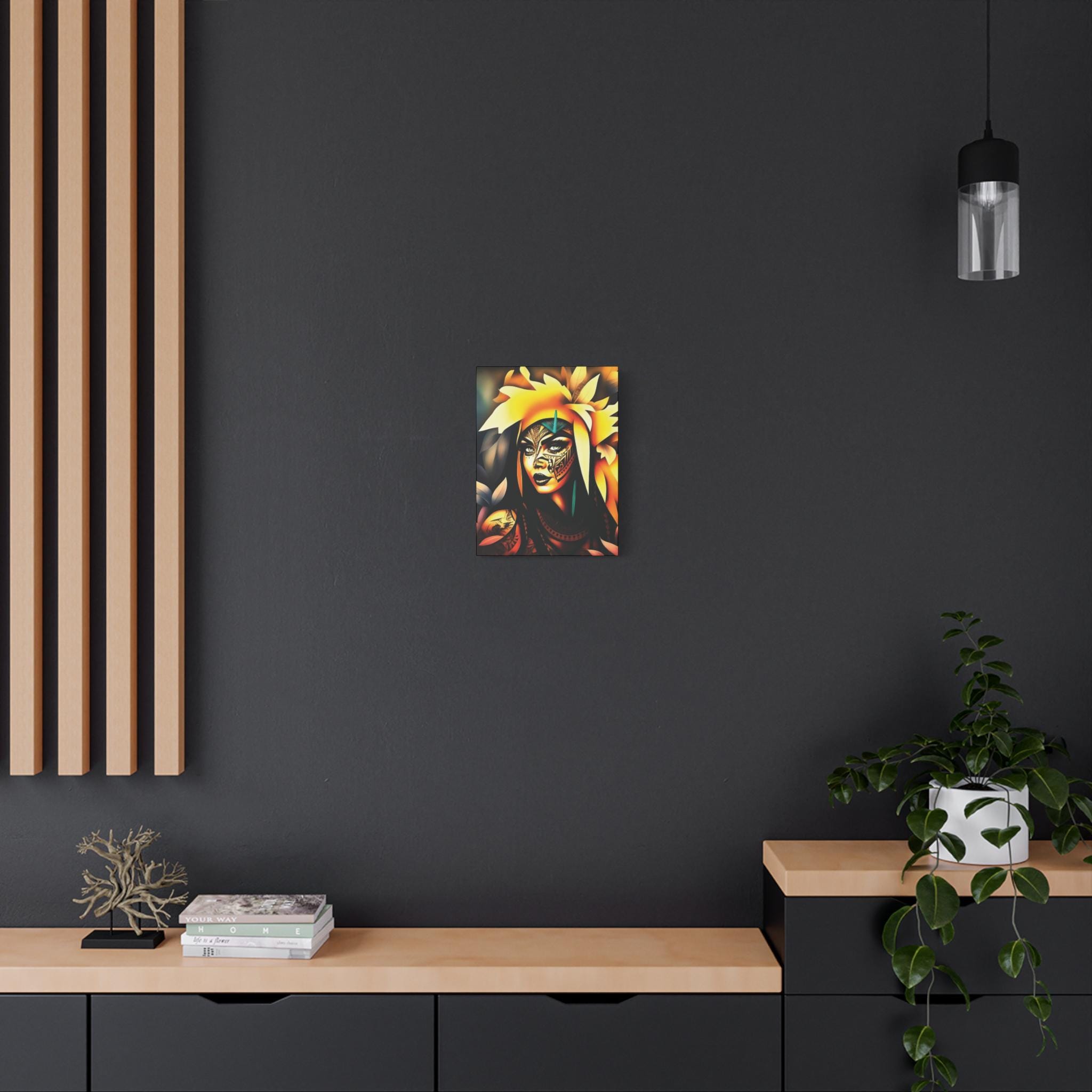 Poly Princess Canvas Wall Art