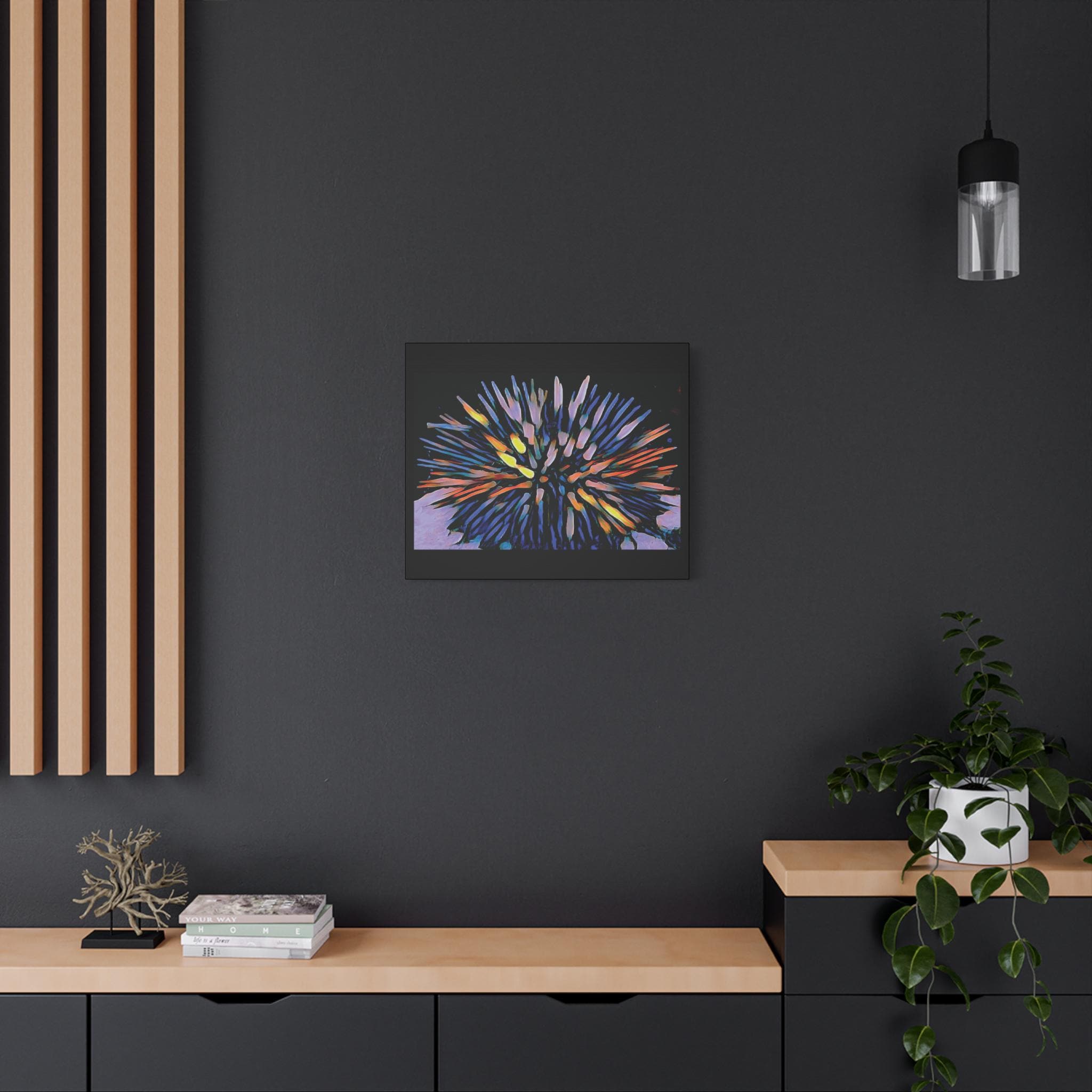 Hello Spike Canvas Wall Art