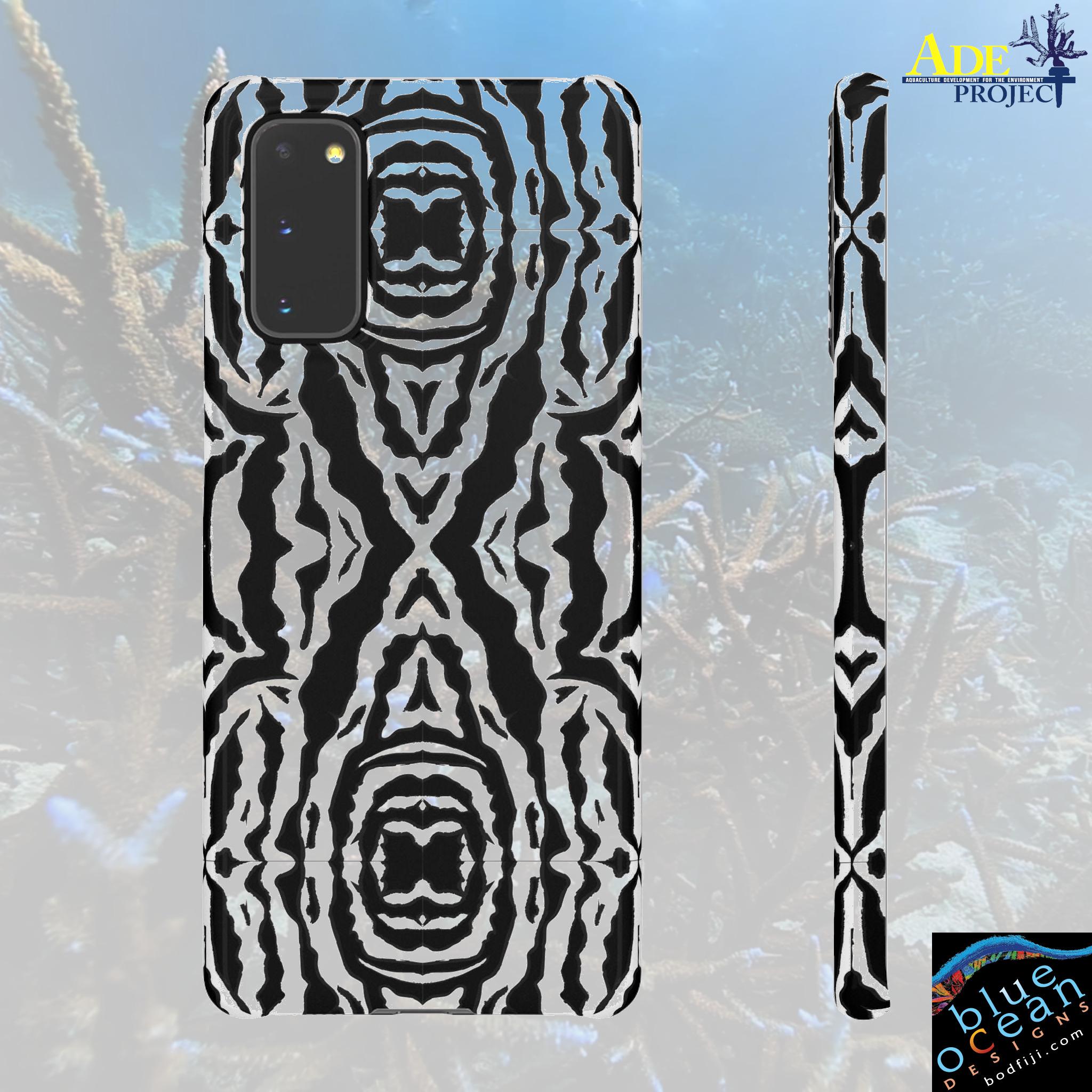 Zebra Confusion Android Snap Case - Walt Smith Fiji Ocean Art - Supports ADE Reef Restoration