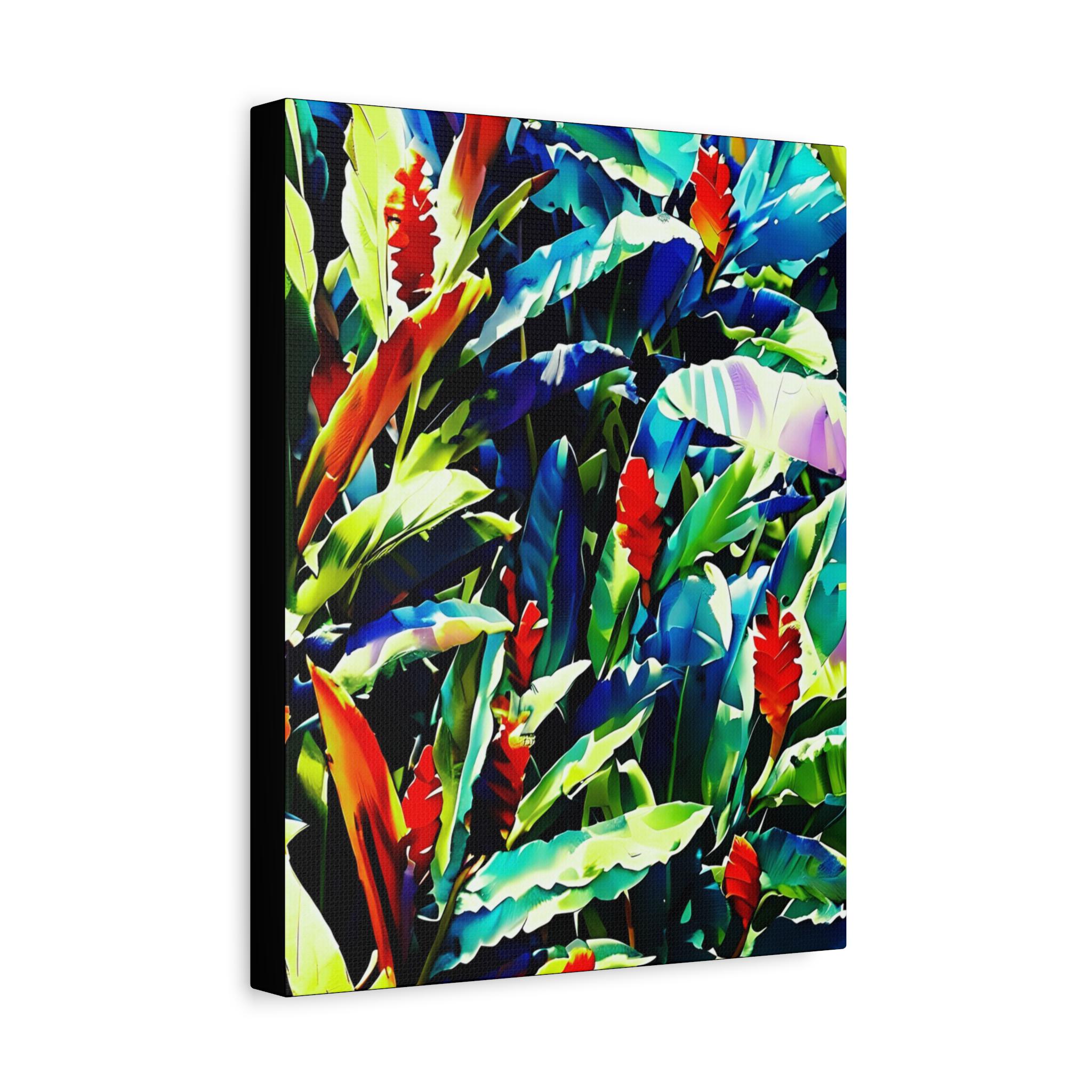Floral Ginger Canvas Wall Art