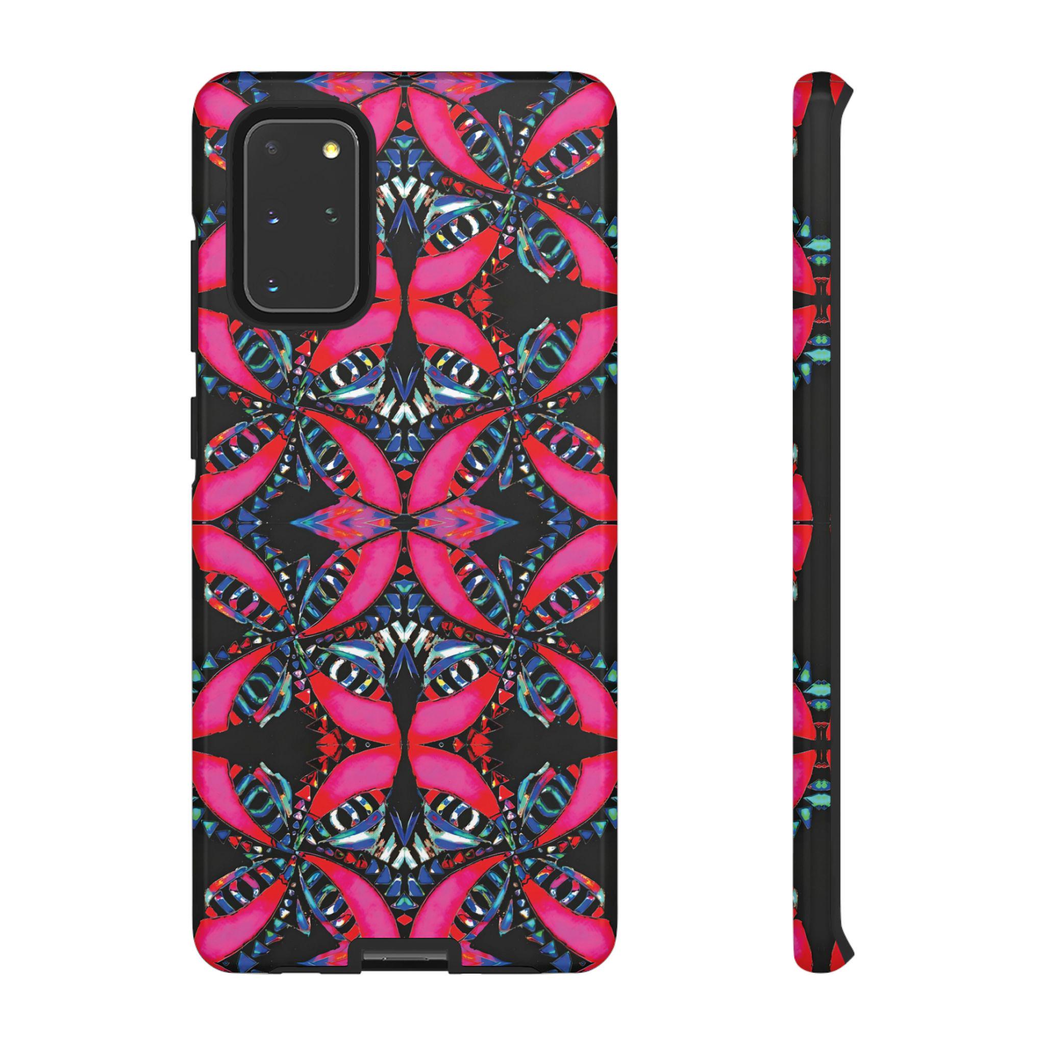 Pink on Black Android Tough Case - Walt Smith Fiji Ocean Art - Supports ADE Reef Restoration