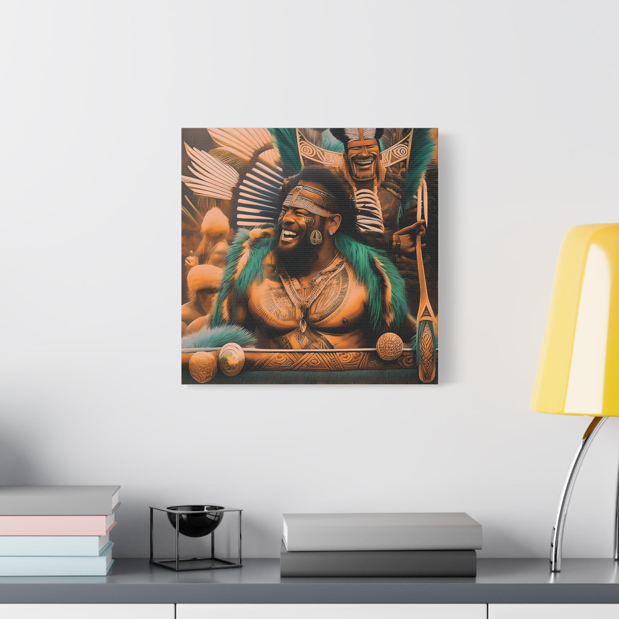 Laughing Cheif - Canvas Wall Art