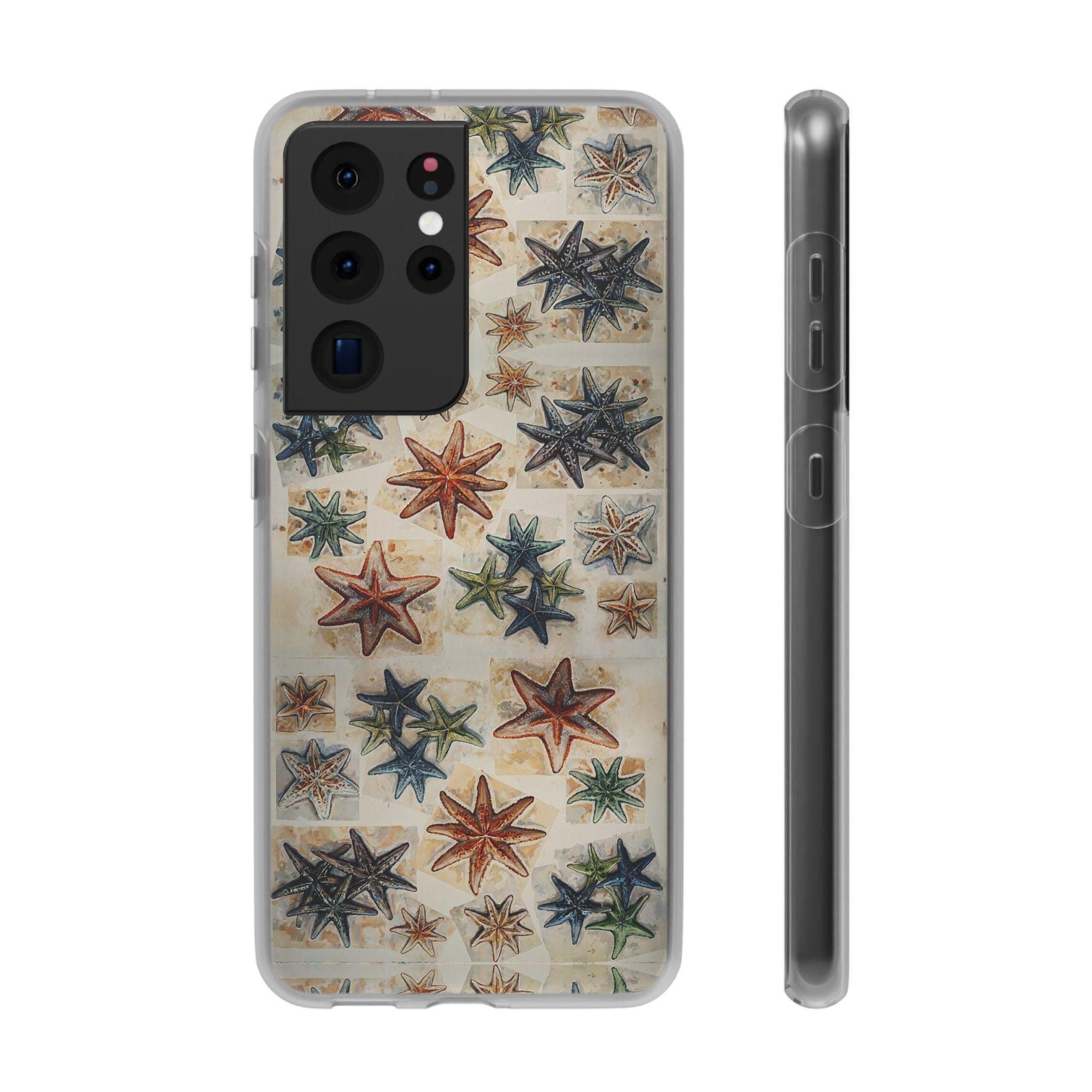 Starfish on the Move Android Flexi Case - Walt Smith Fiji Ocean Art - Supports ADE Reef Restoration