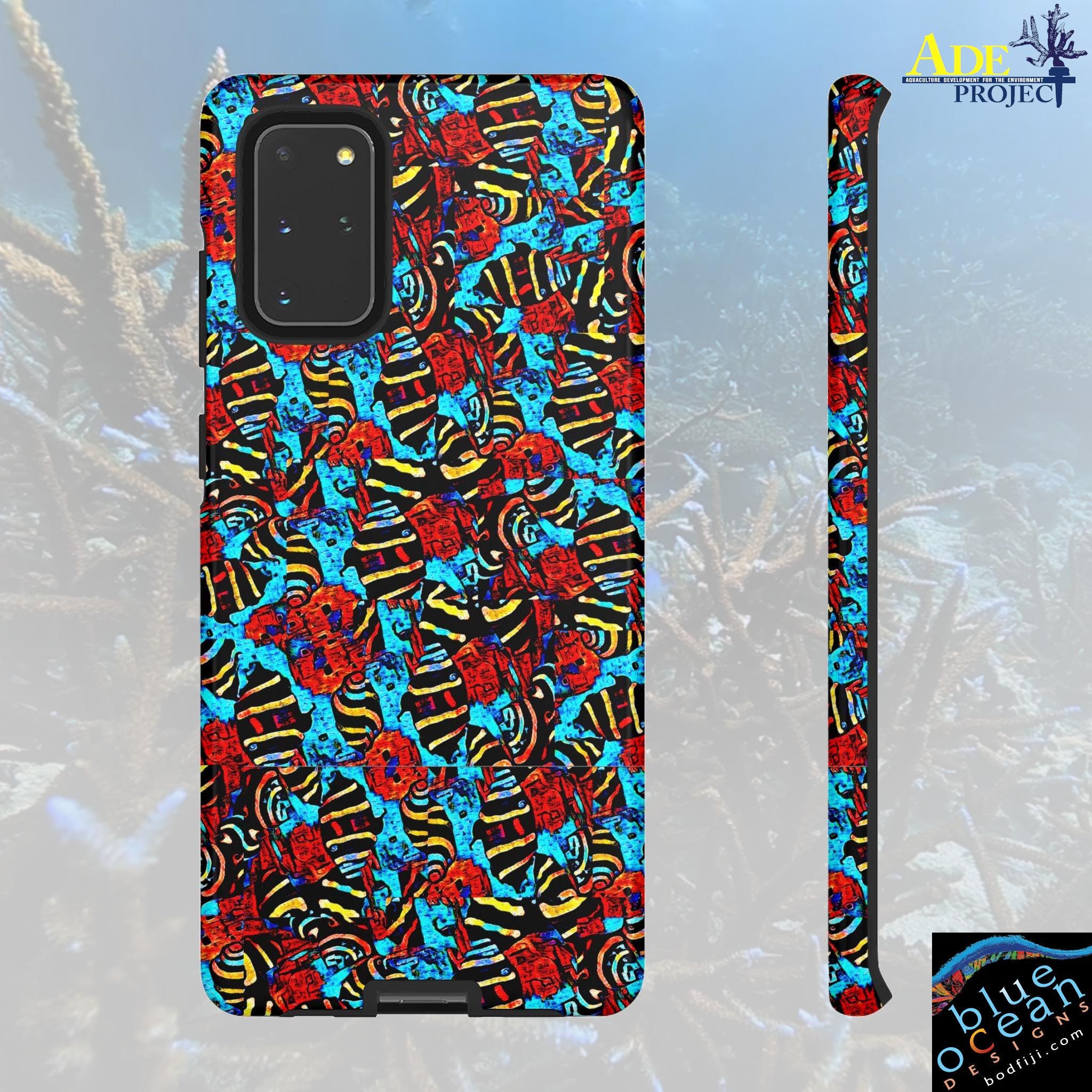 Small Snails Android Tough Case - Walt Smith Fiji Ocean Art - Supports ADE Reef Restoration