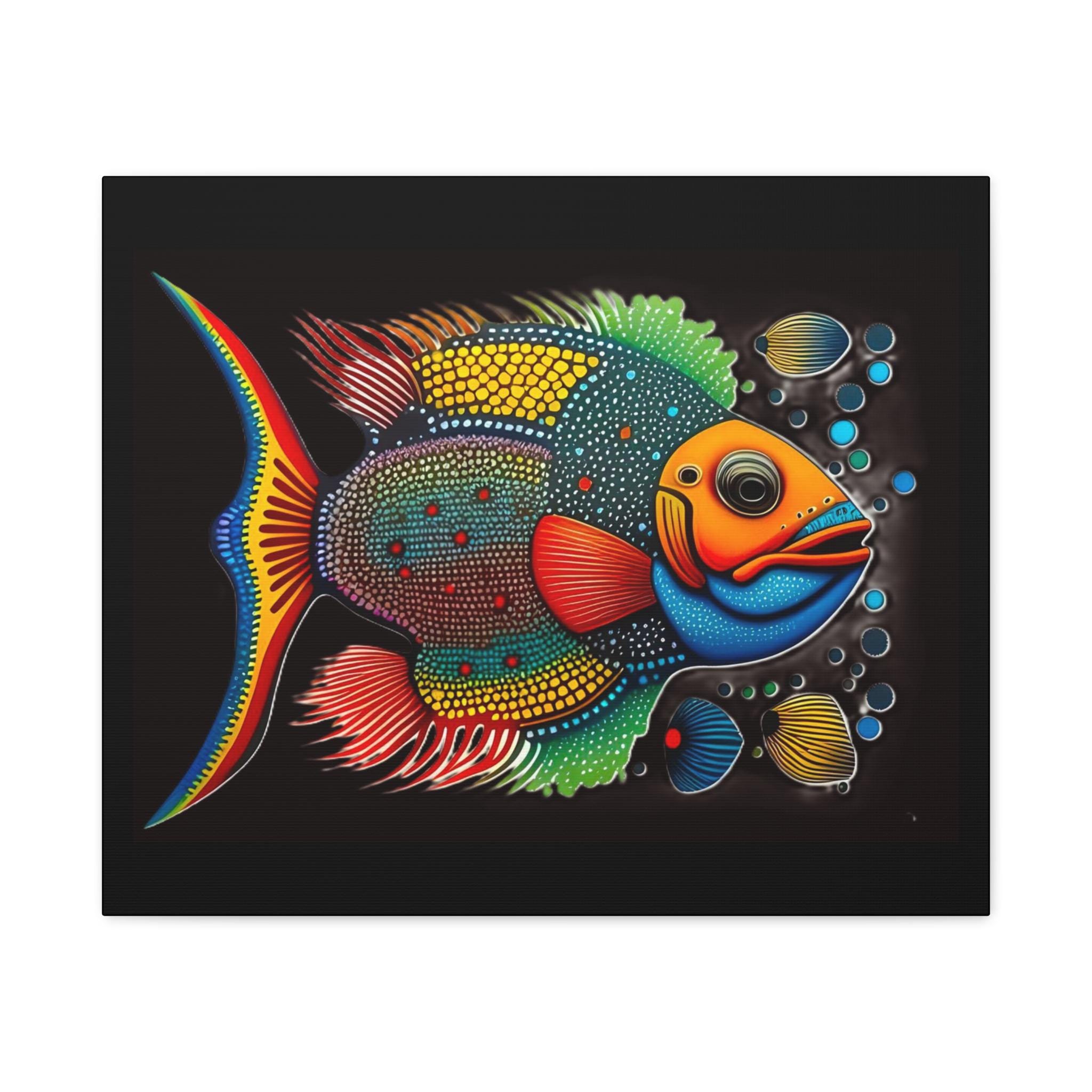 Abi Fish Canvas Wall Art