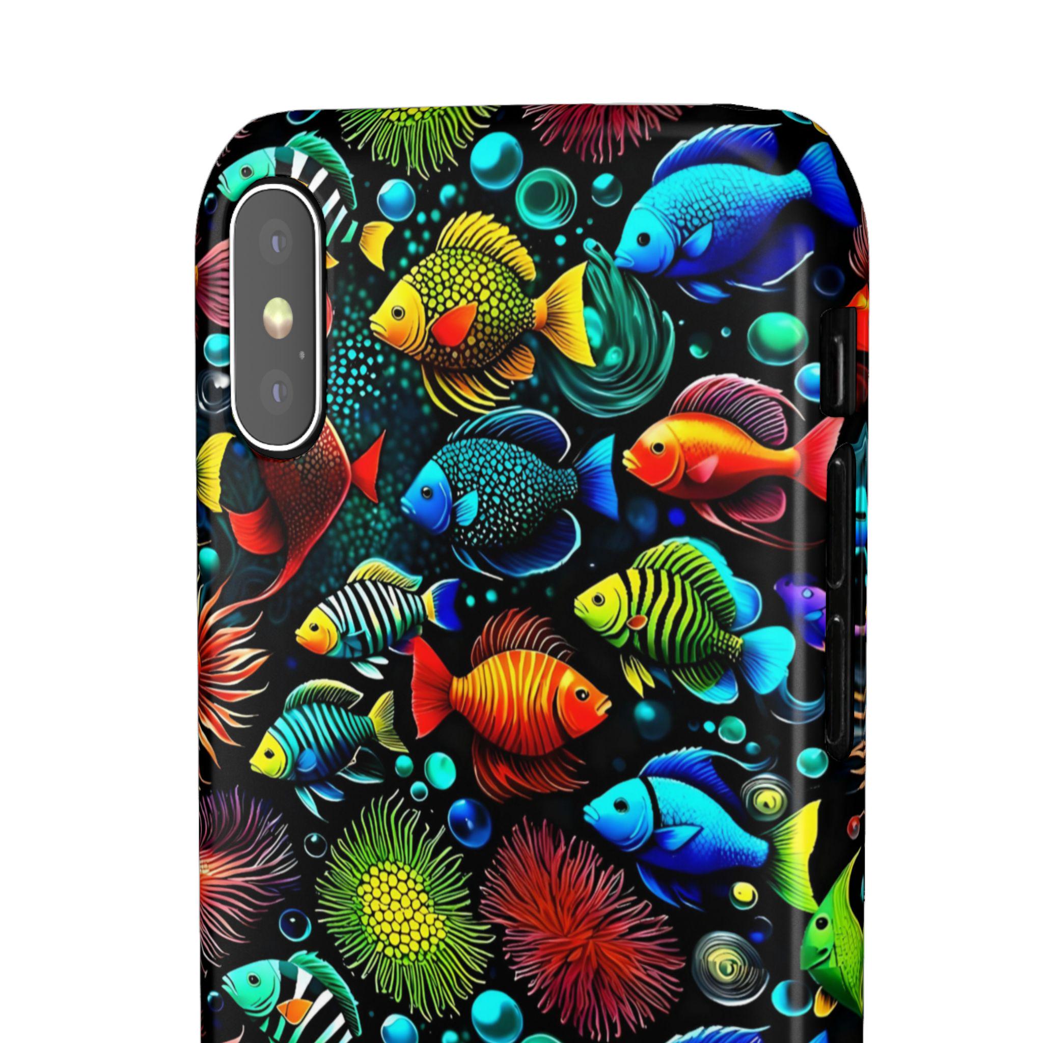 Something Fishy iPhone Snap Case - Walt Smith Fiji Ocean Art - Supports ADE Reef Restoration