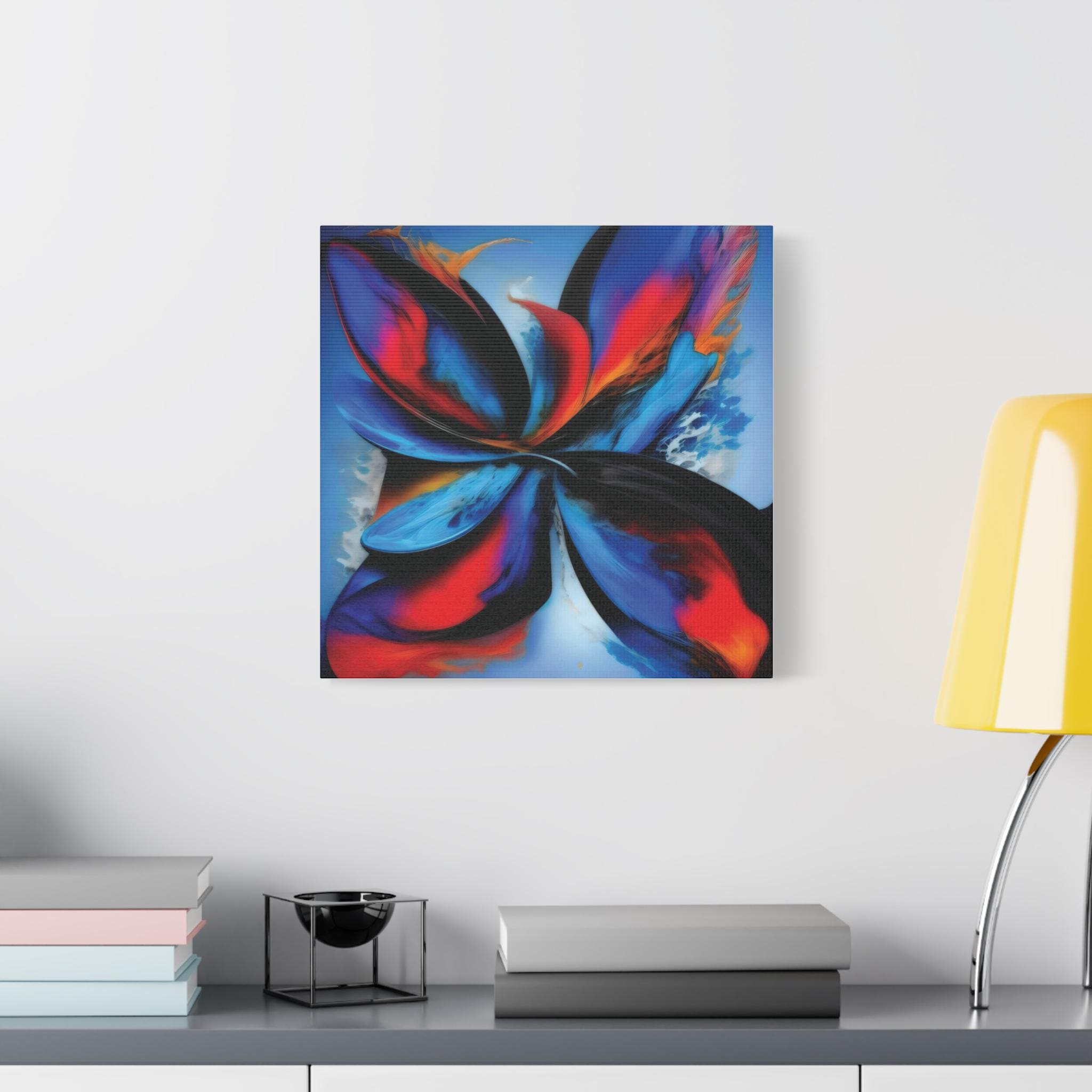 Flamin Fan - Canvas Wall Art