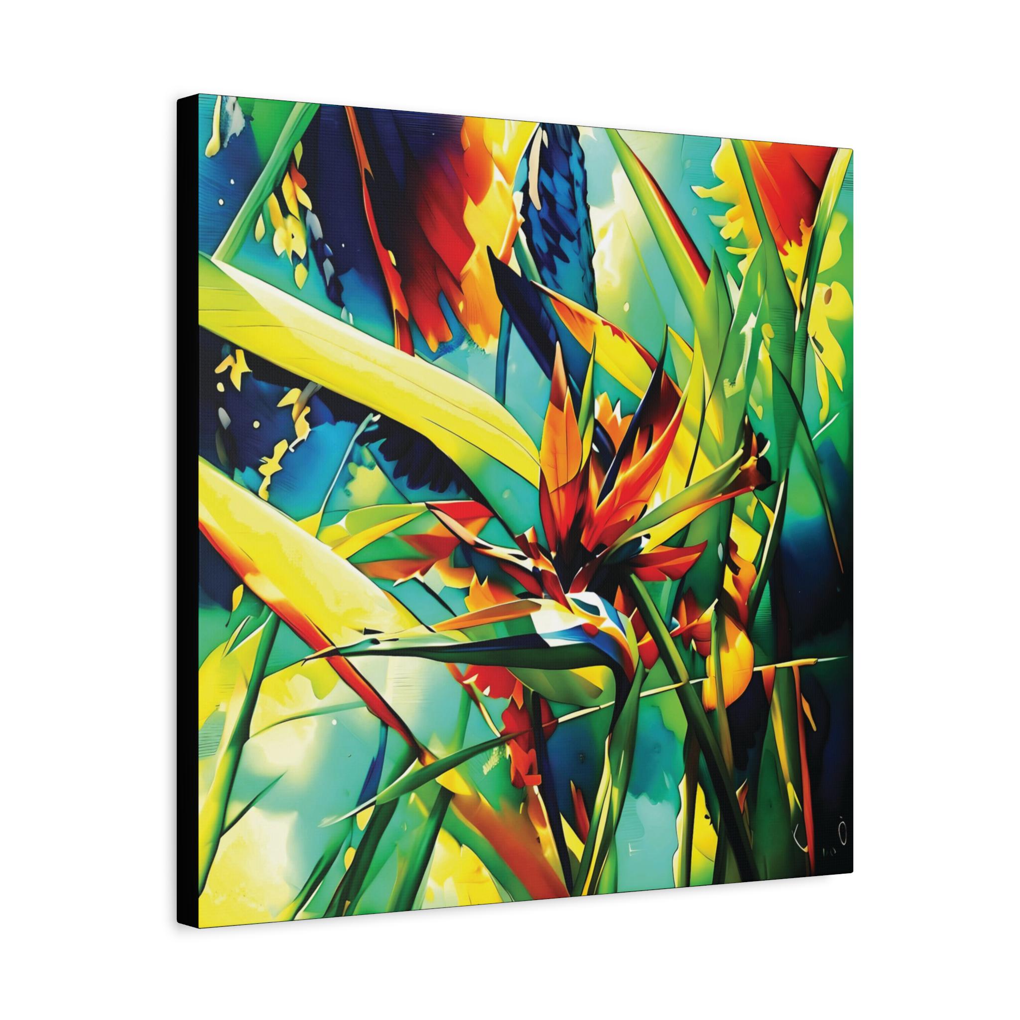 Birds Of Fire Canvas Wall Art