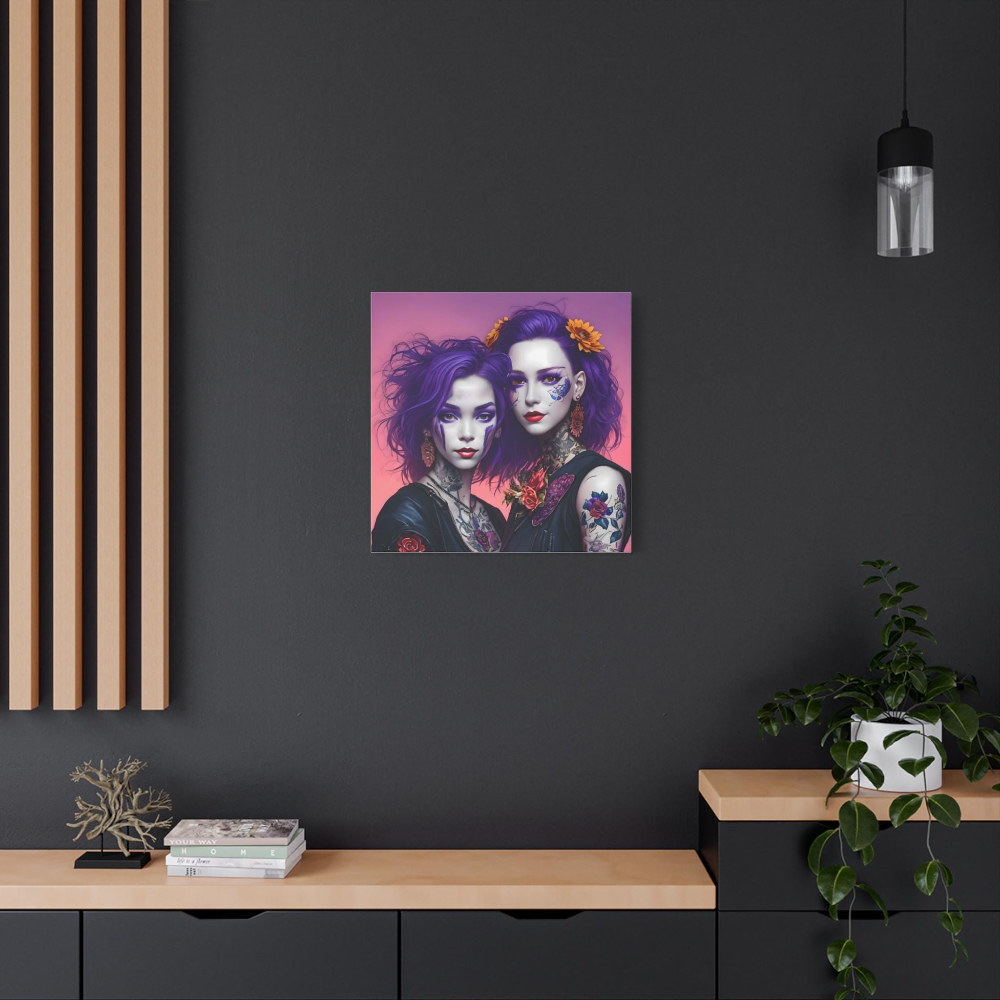 Purple - Canvas Wall Art