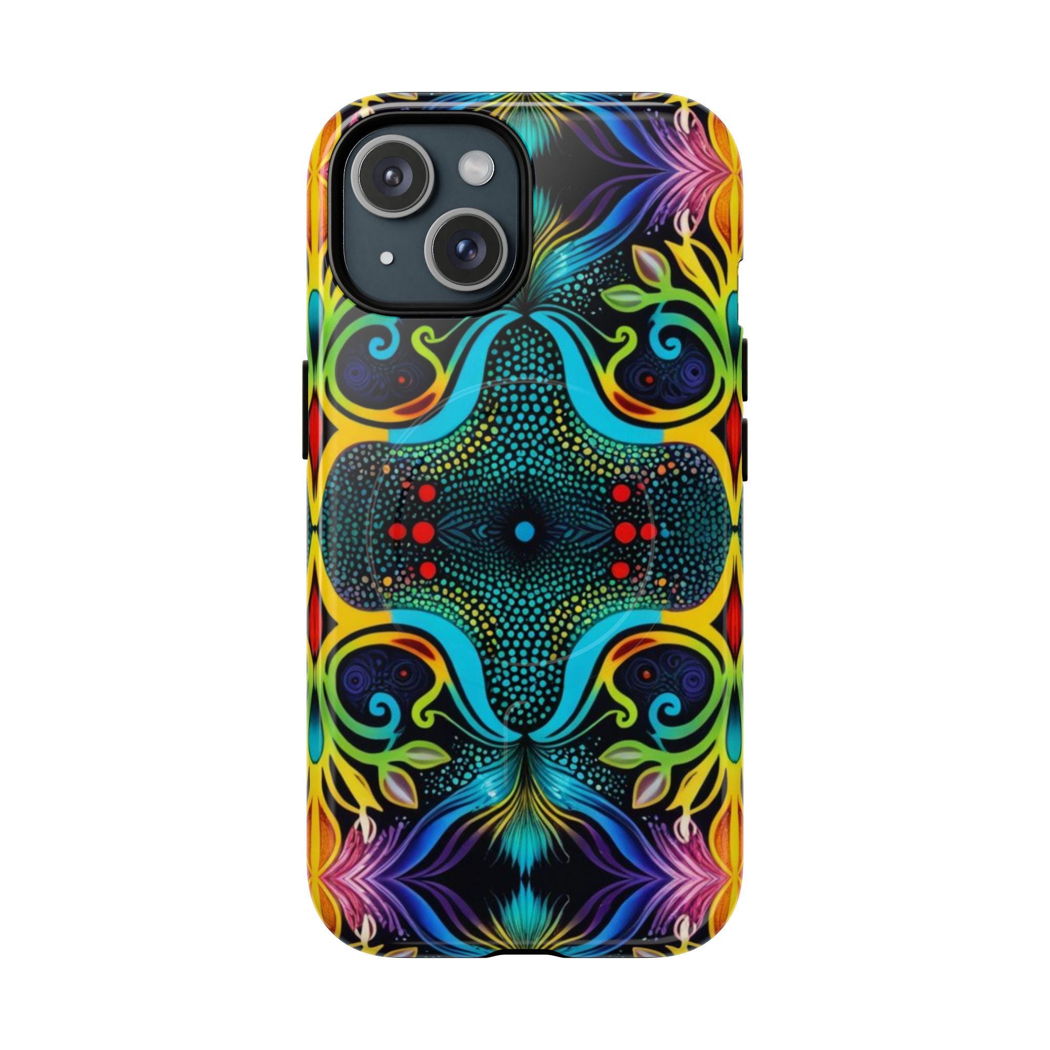 Psychedelic Abo iPhone Magnetic Case - Walt Smith Fiji Ocean Art - Supports ADE Reef Restoration