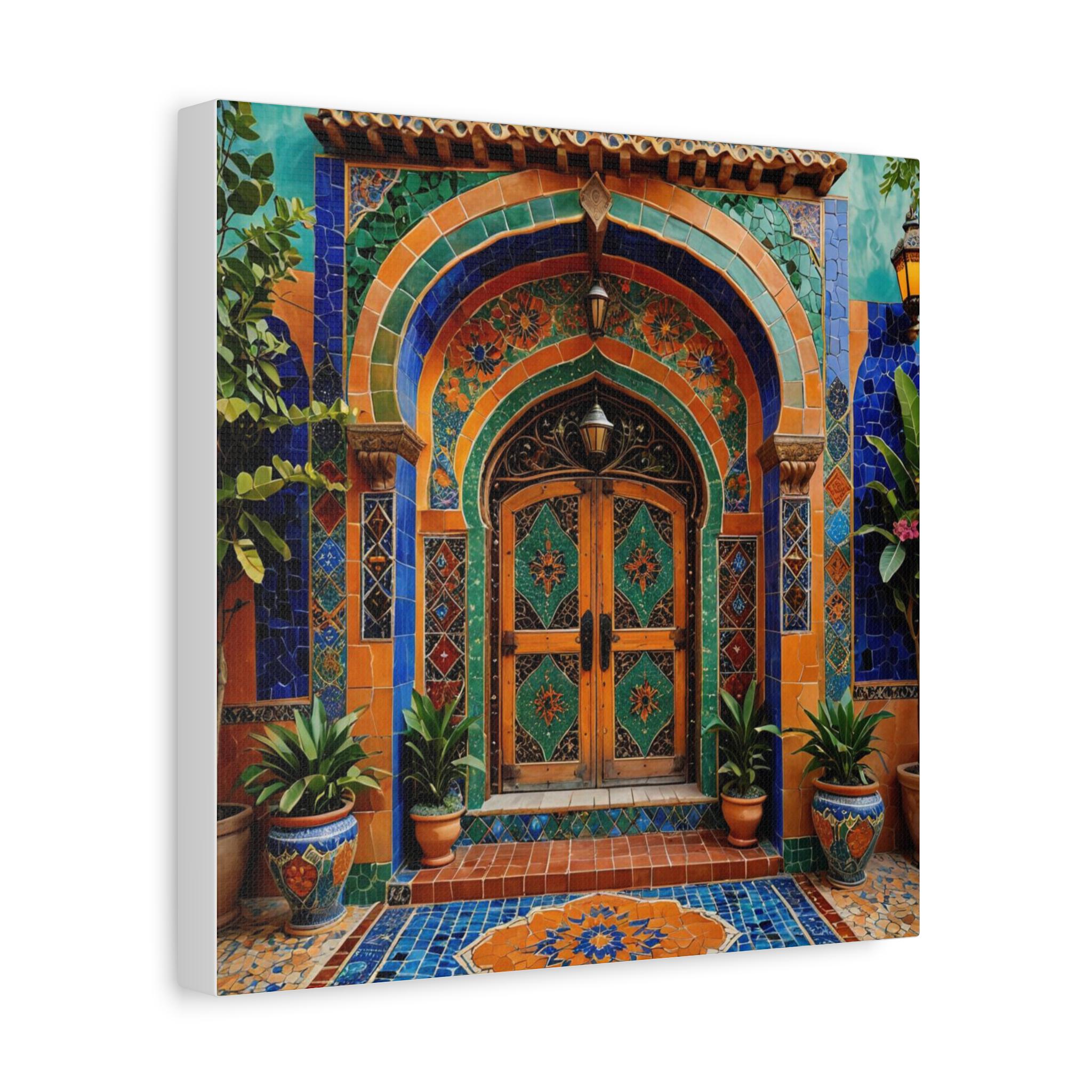 Village Door - Canvas Wall Art