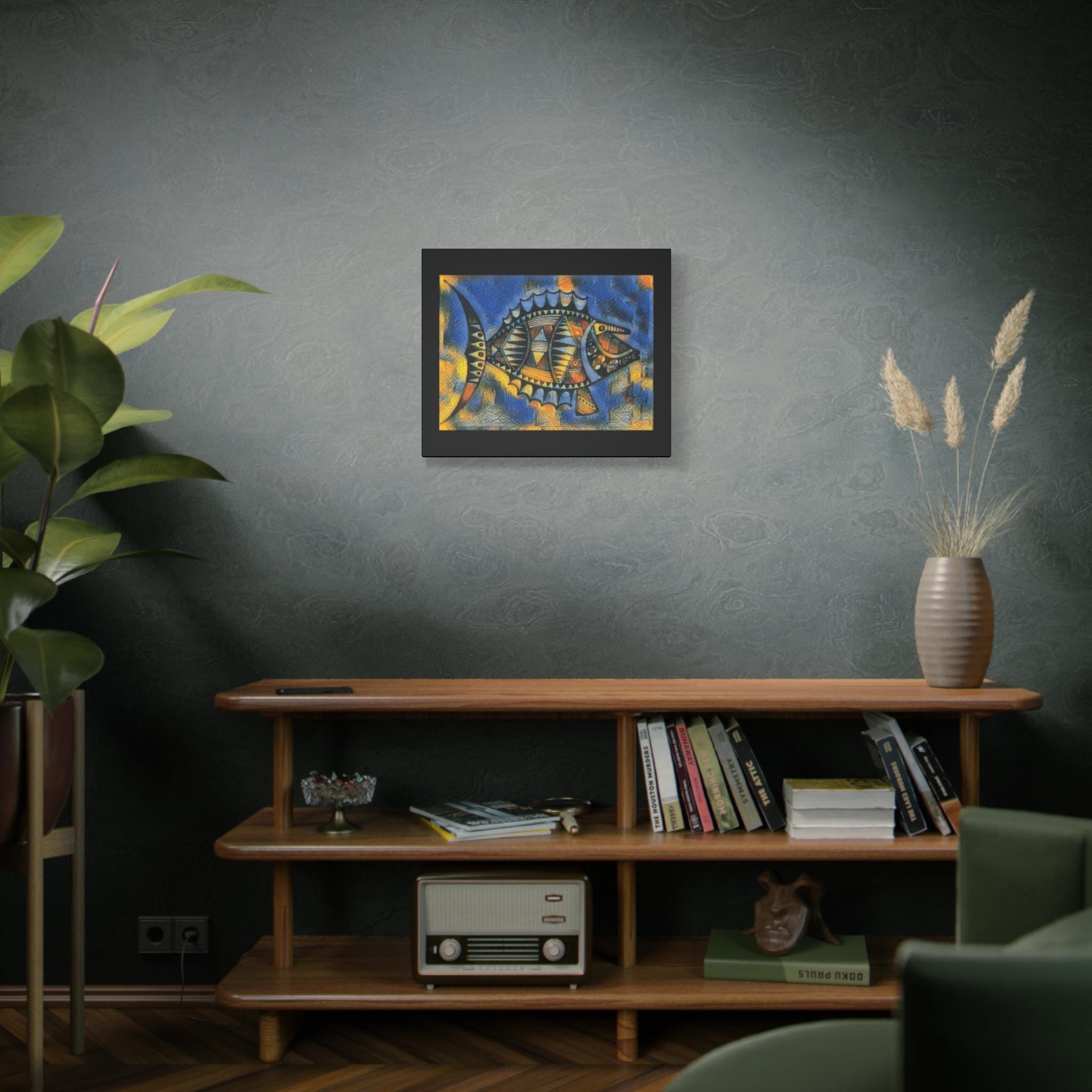 Unicorn Pico Canvas Wall Art