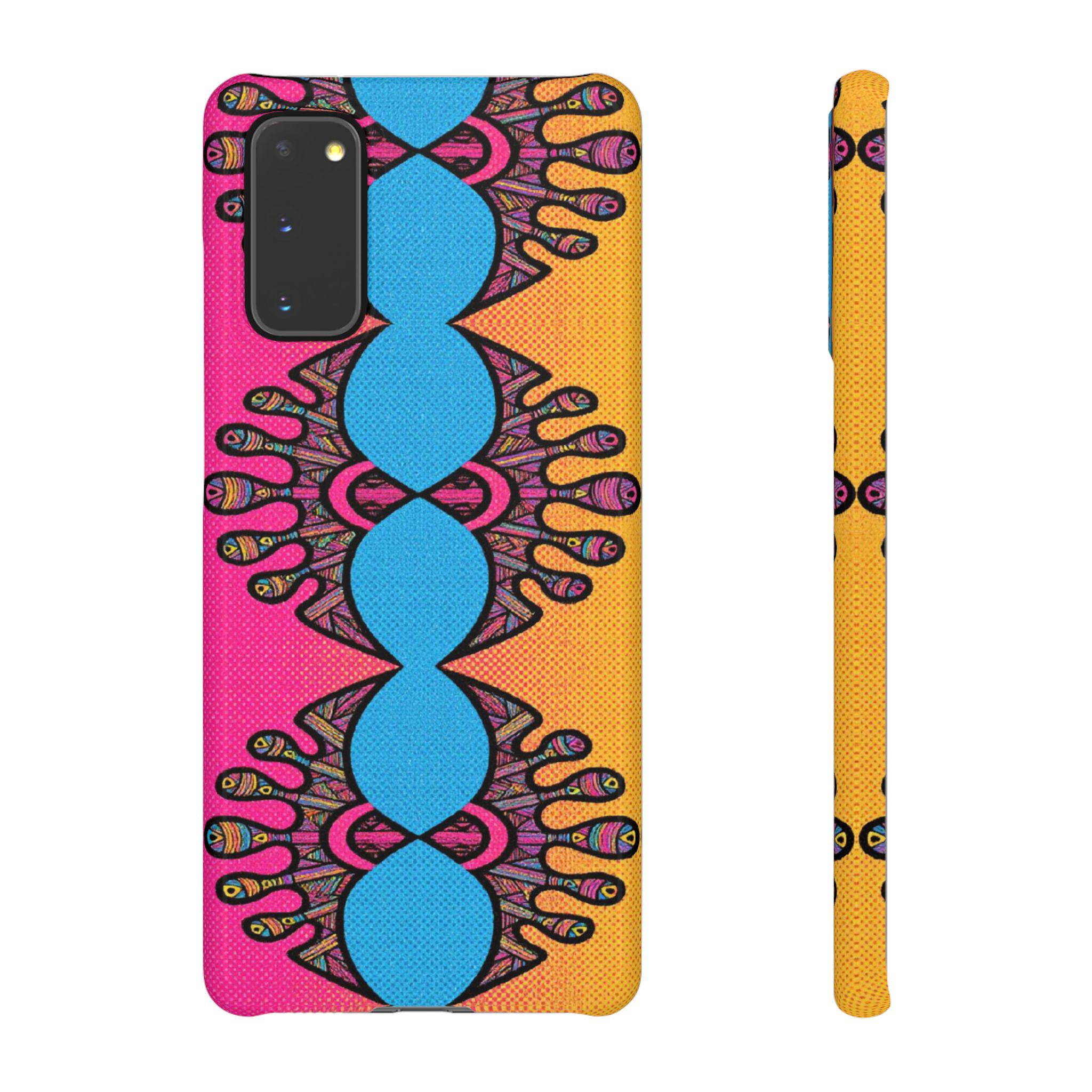 Abstract Urchin Color Android Snap Case - Walt Smith Fiji Ocean Art - Supports ADE Reef Restoration