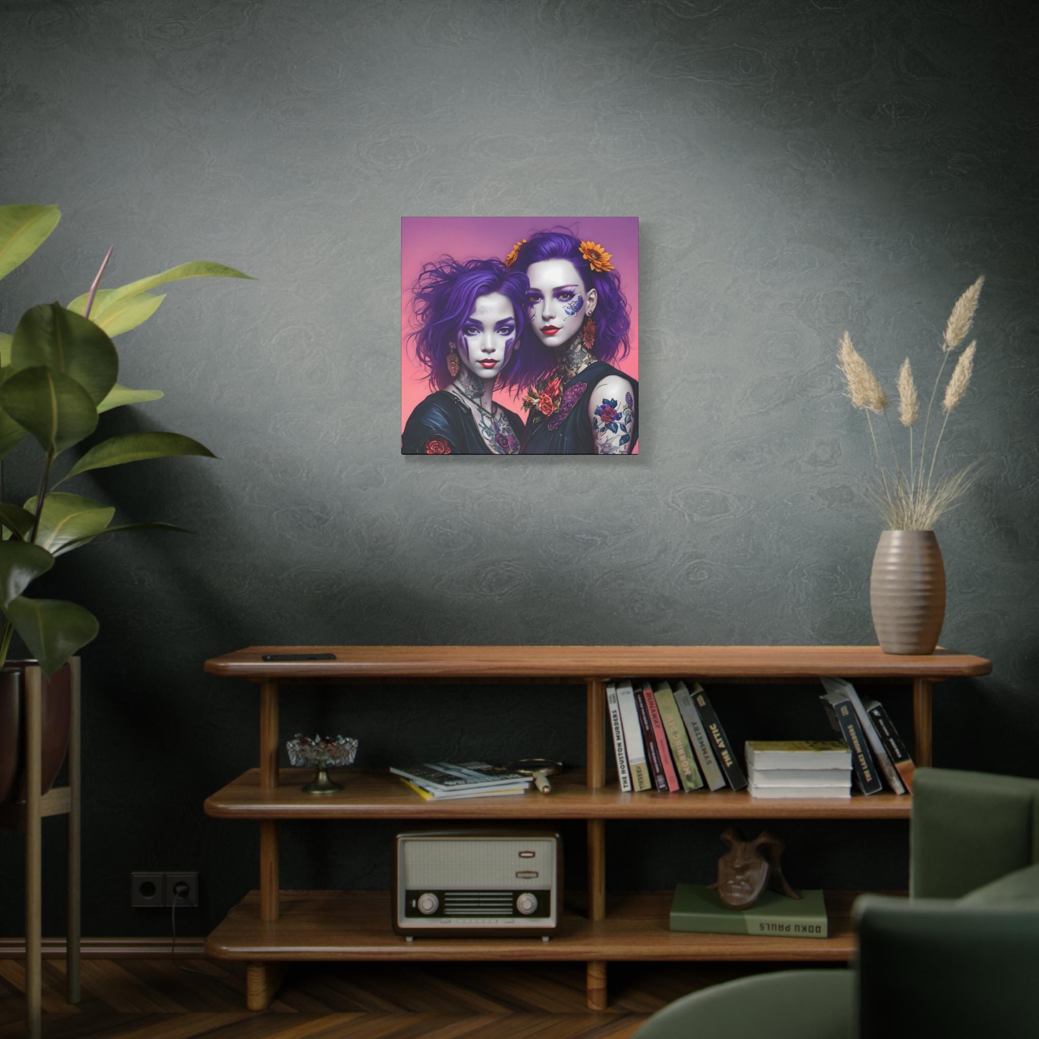 Purple Canvas Wall Art