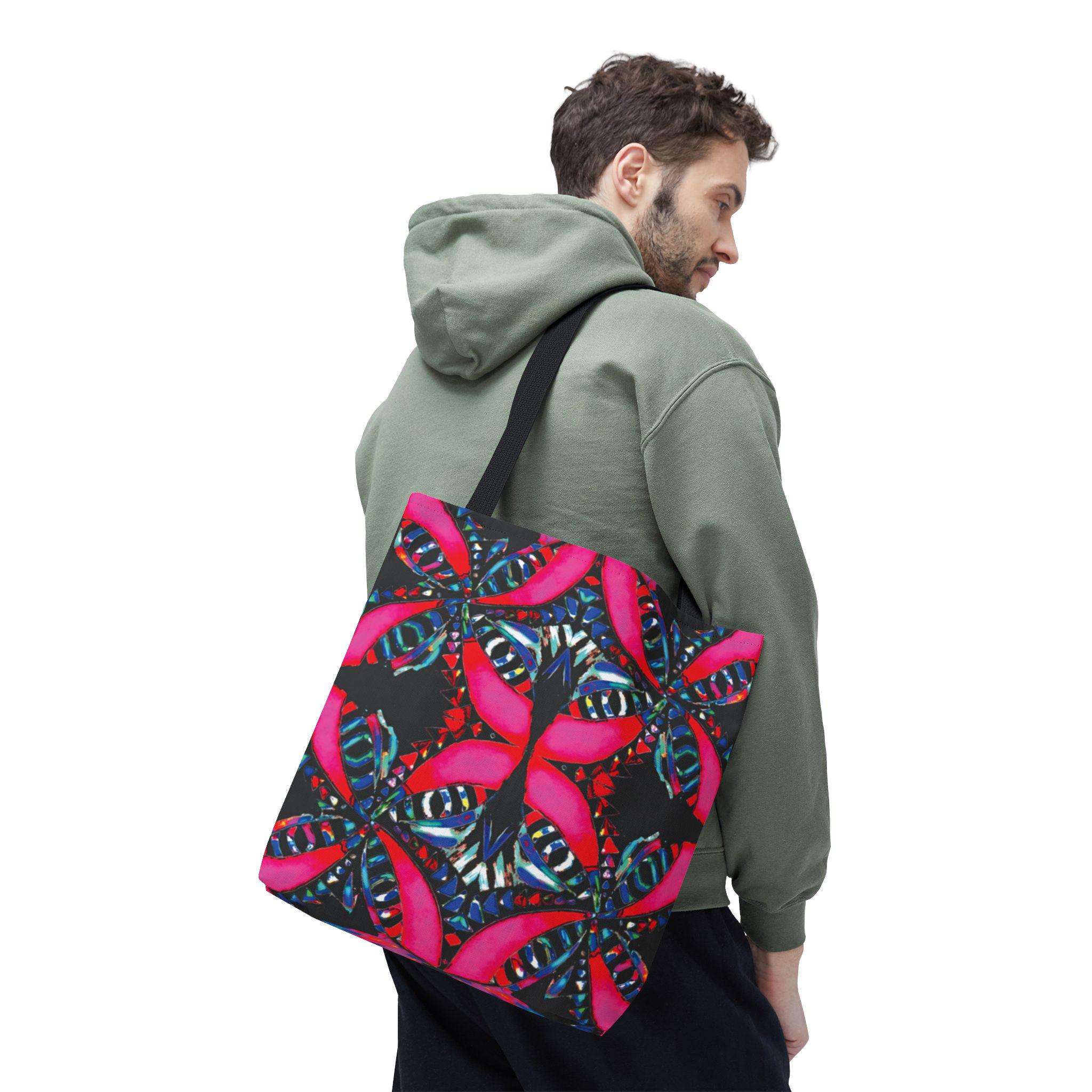 Pink on Black - Tote Bag