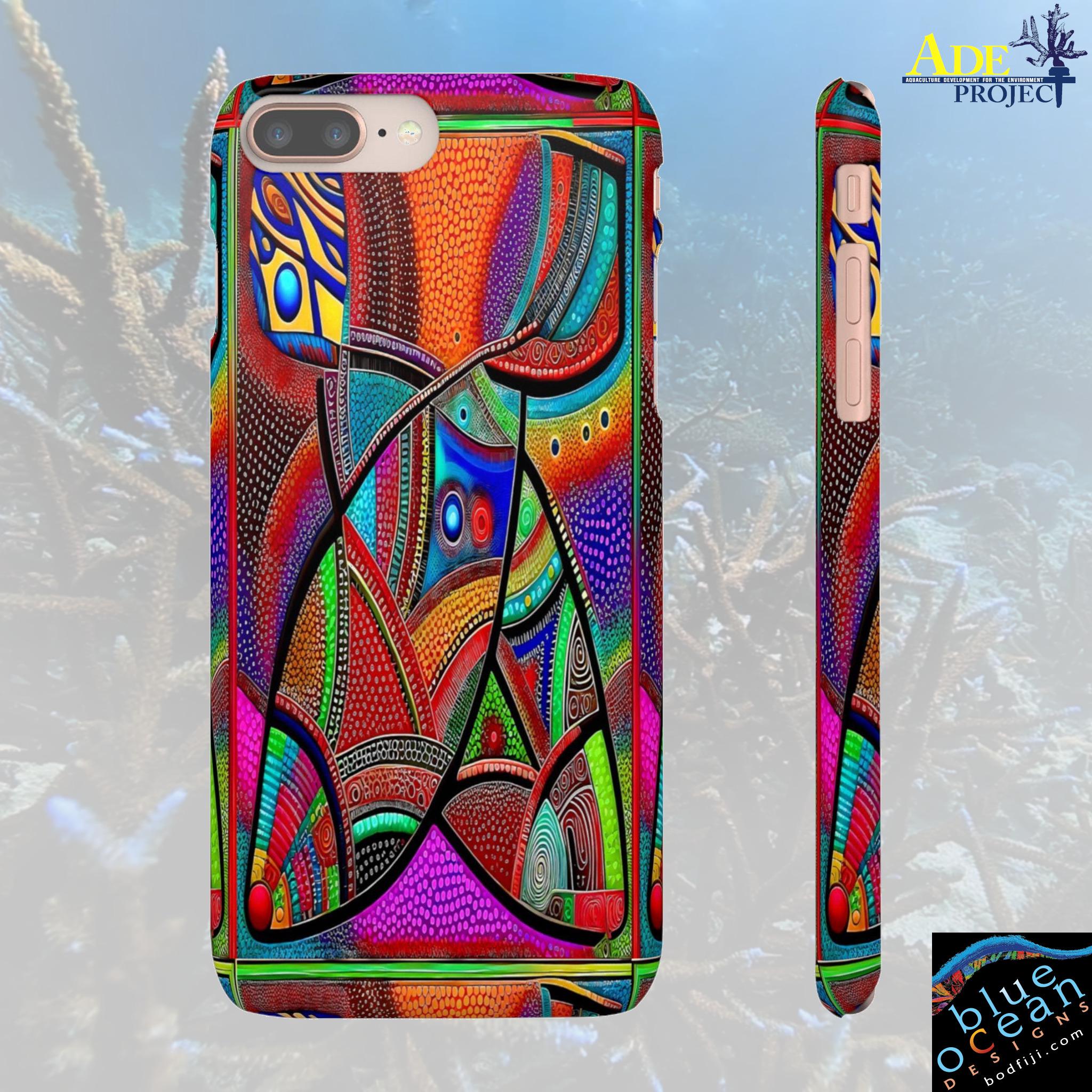 Artistic Fish iPhone Snap Case - Walt Smith Fiji Ocean Art - Supports ADE Reef Restoration