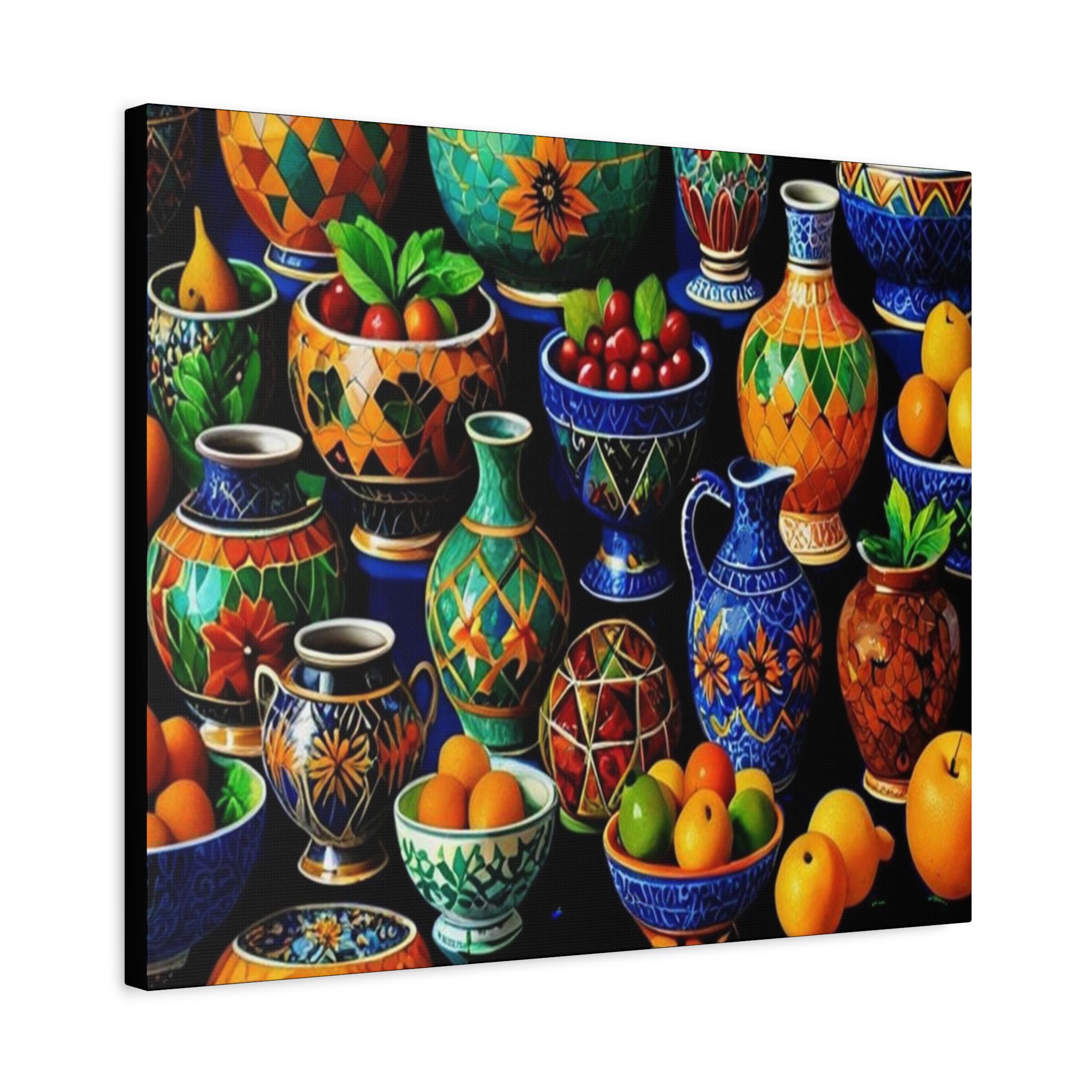 Table Full A Canvas Wall Art