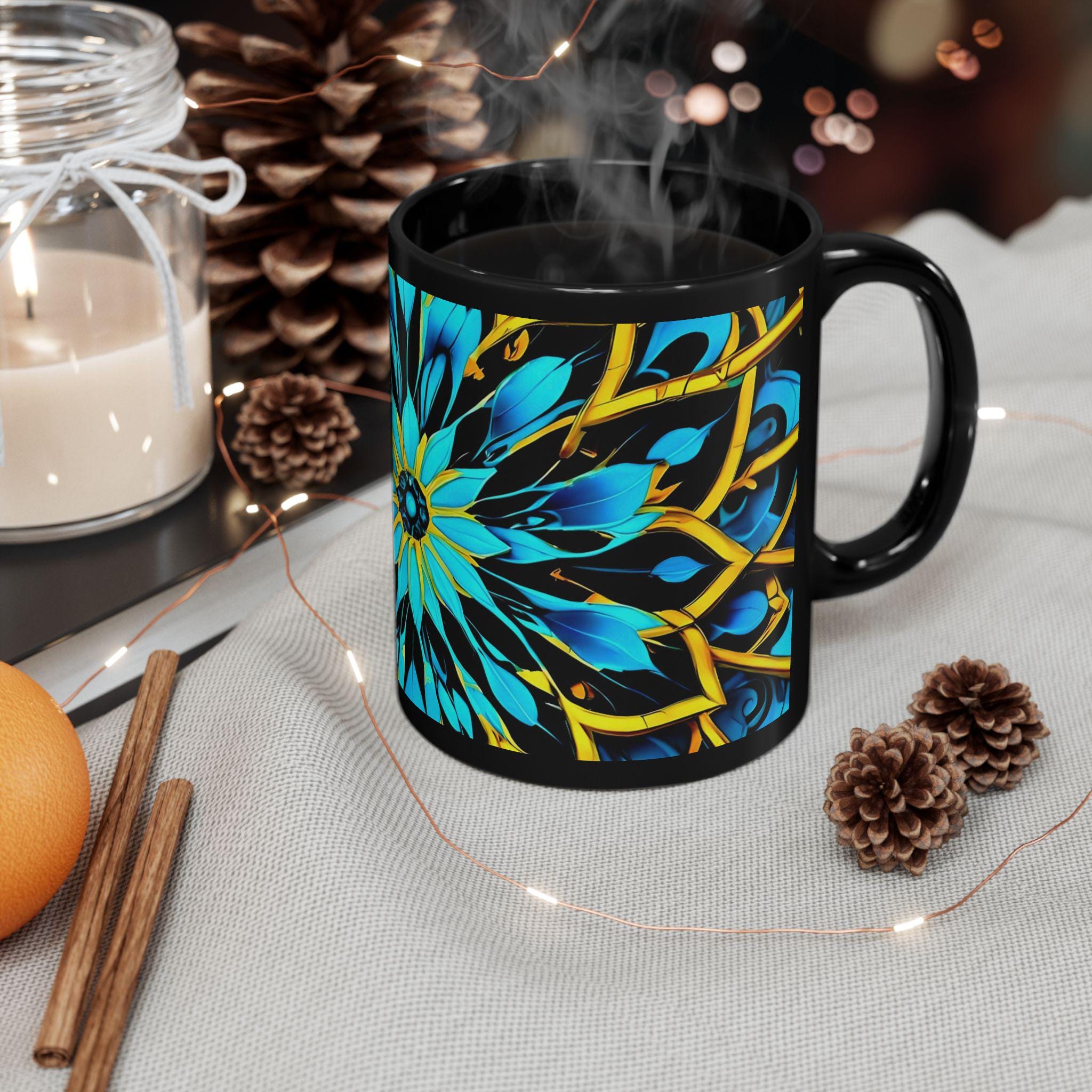 Blue Lace A - Coffee Mug