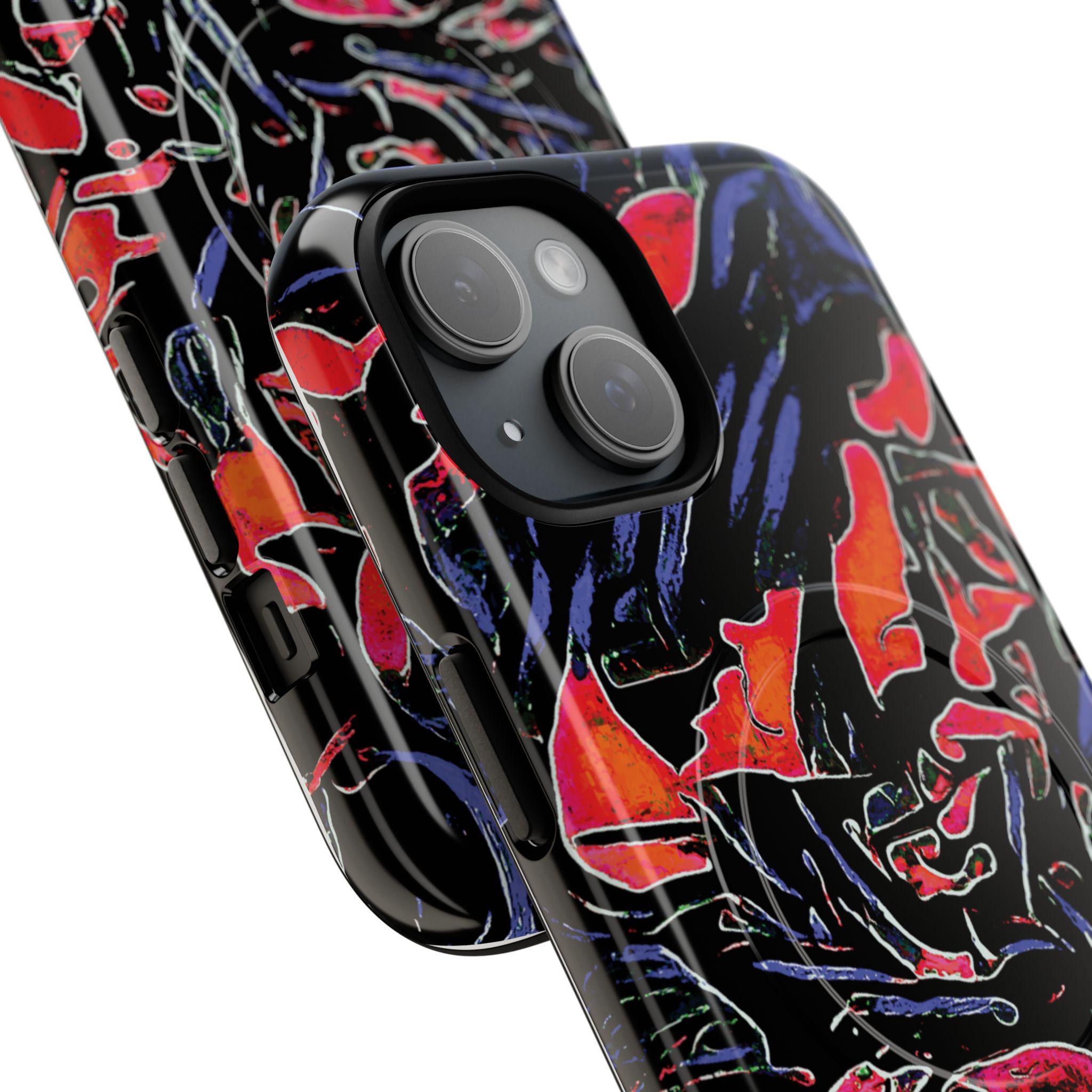 Dark Rider iPhone Magnetic Case - Walt Smith Fiji Ocean Art - Supports ADE Reef Restoration