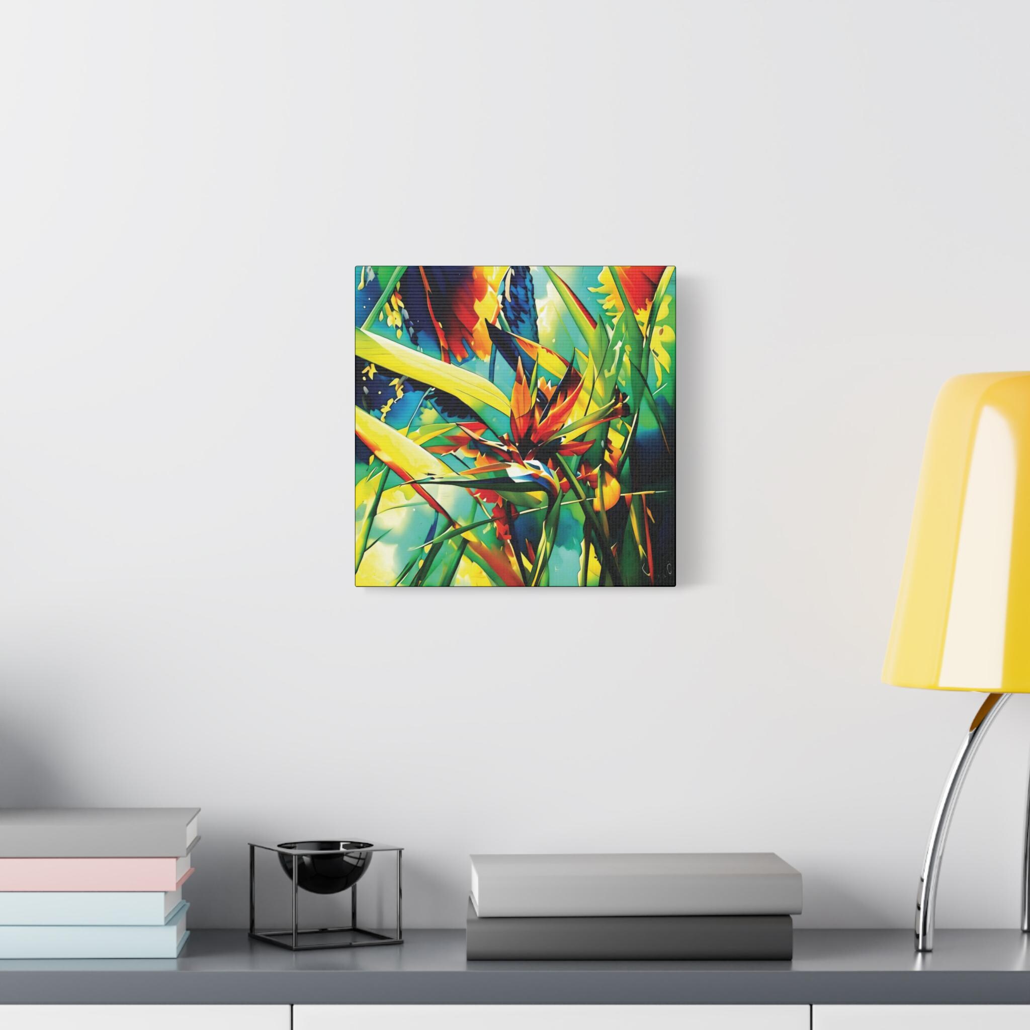 Birds Of Fire Canvas Wall Art