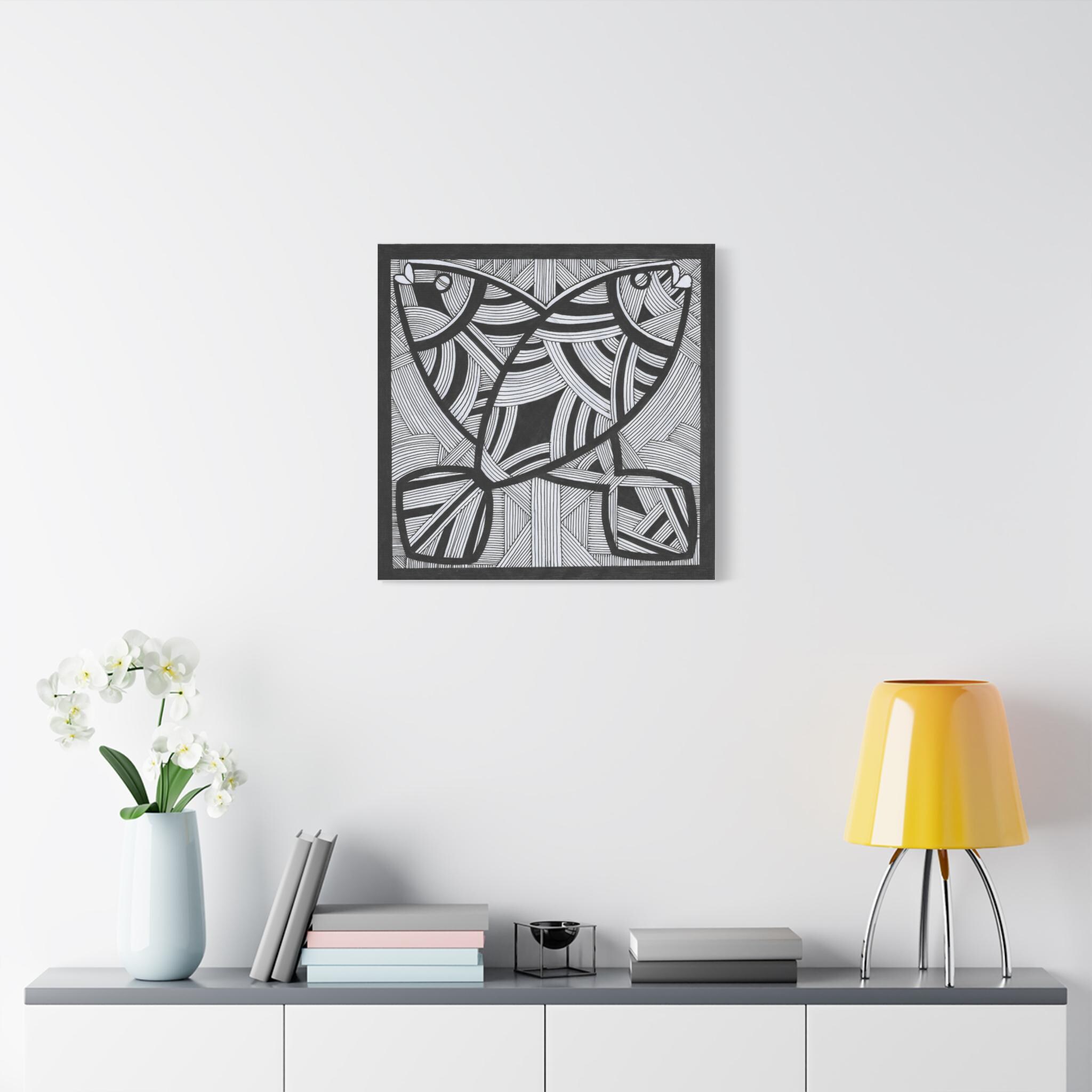 Two Fish B - Canvas Wall Art