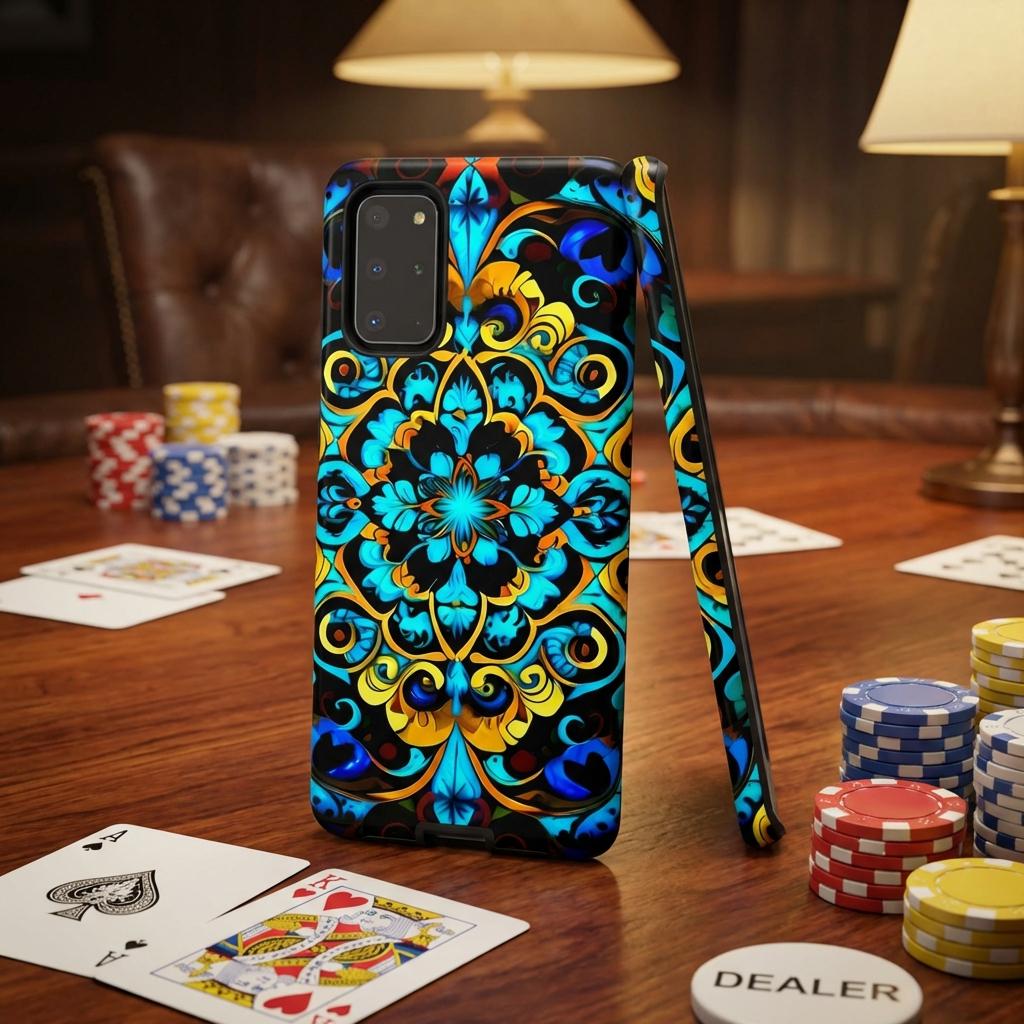 Poker Play Android Tough Case - Walt Smith Fiji Ocean Art - Supports ADE Reef Restoration