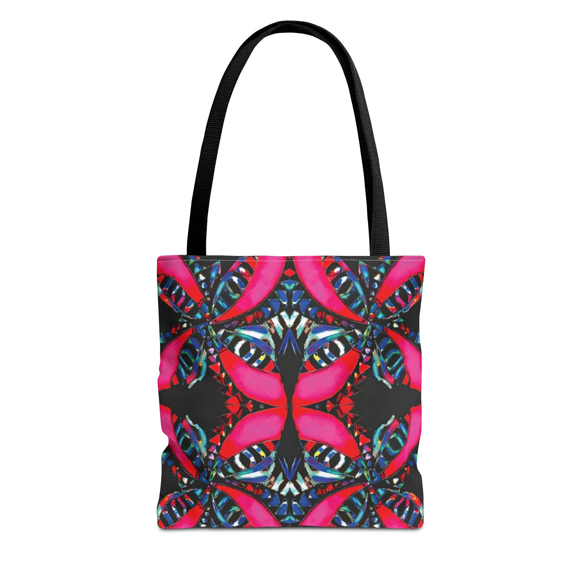 Pink on Black - Tote Bag