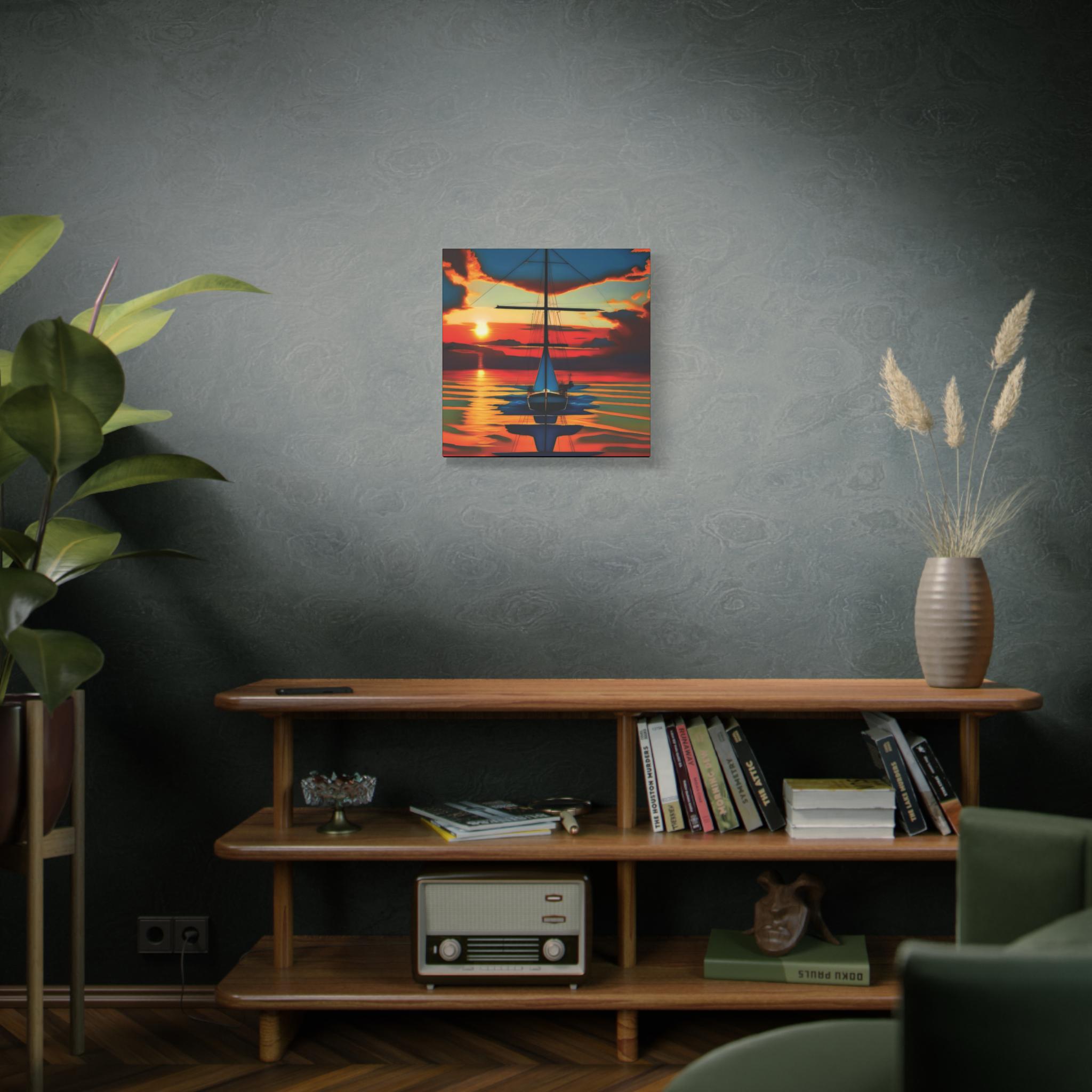 Night On The Water Canvas Wall Art