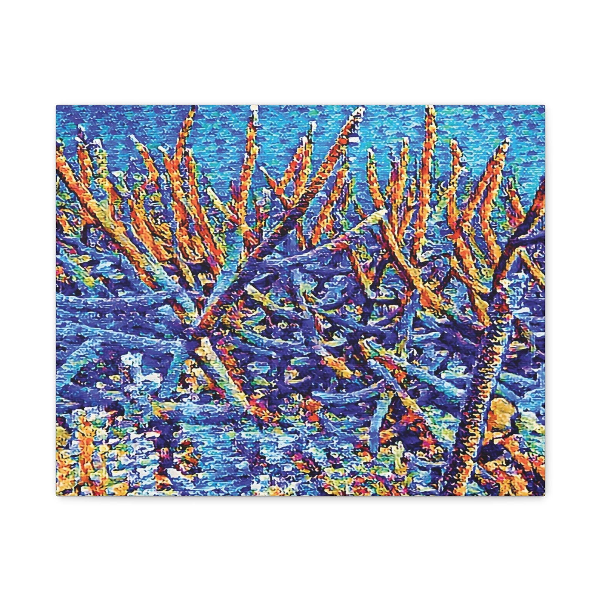 Stag Garden - Canvas Wall Art